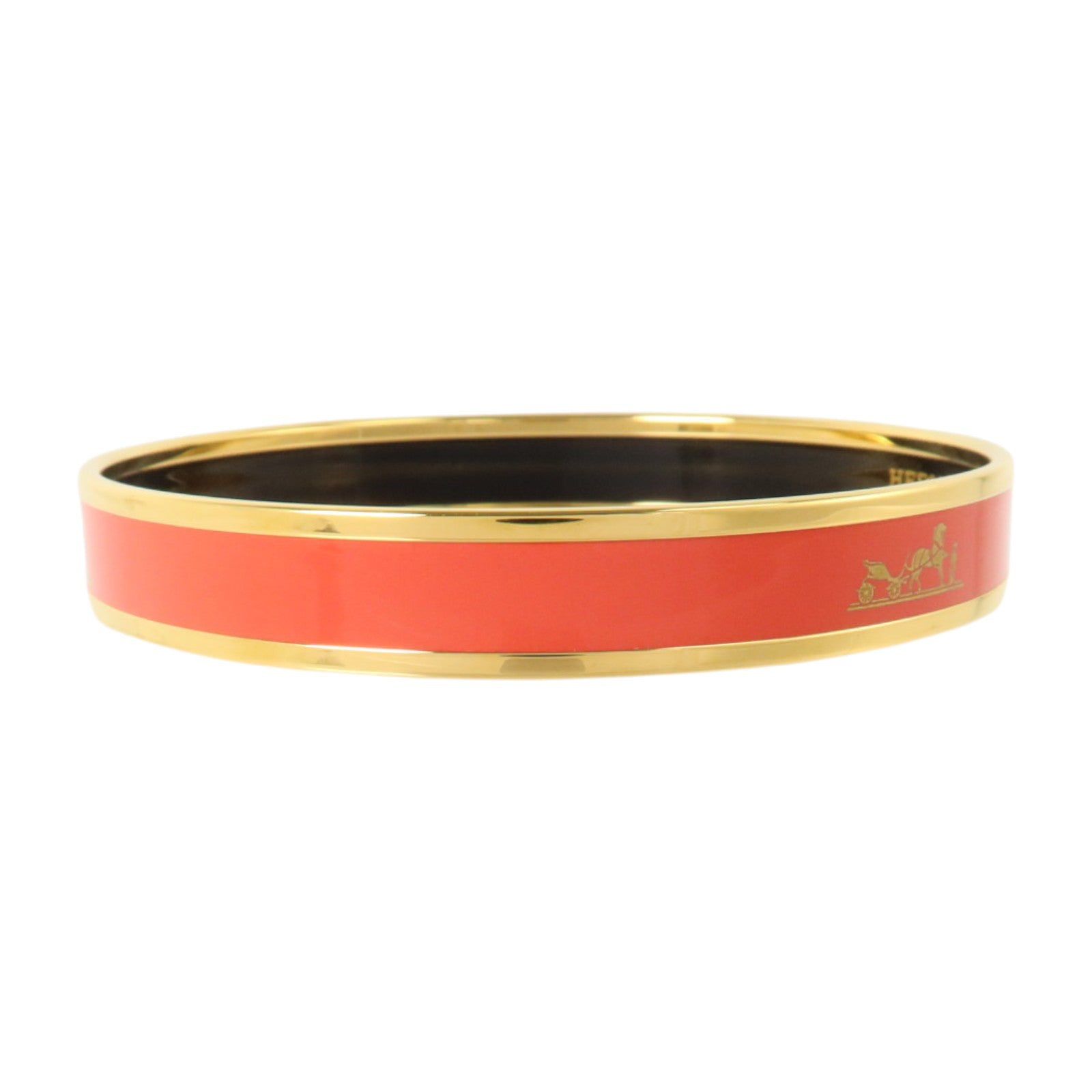 HERMES 金屬/琺瑯Caleche Bangle PM手鐲