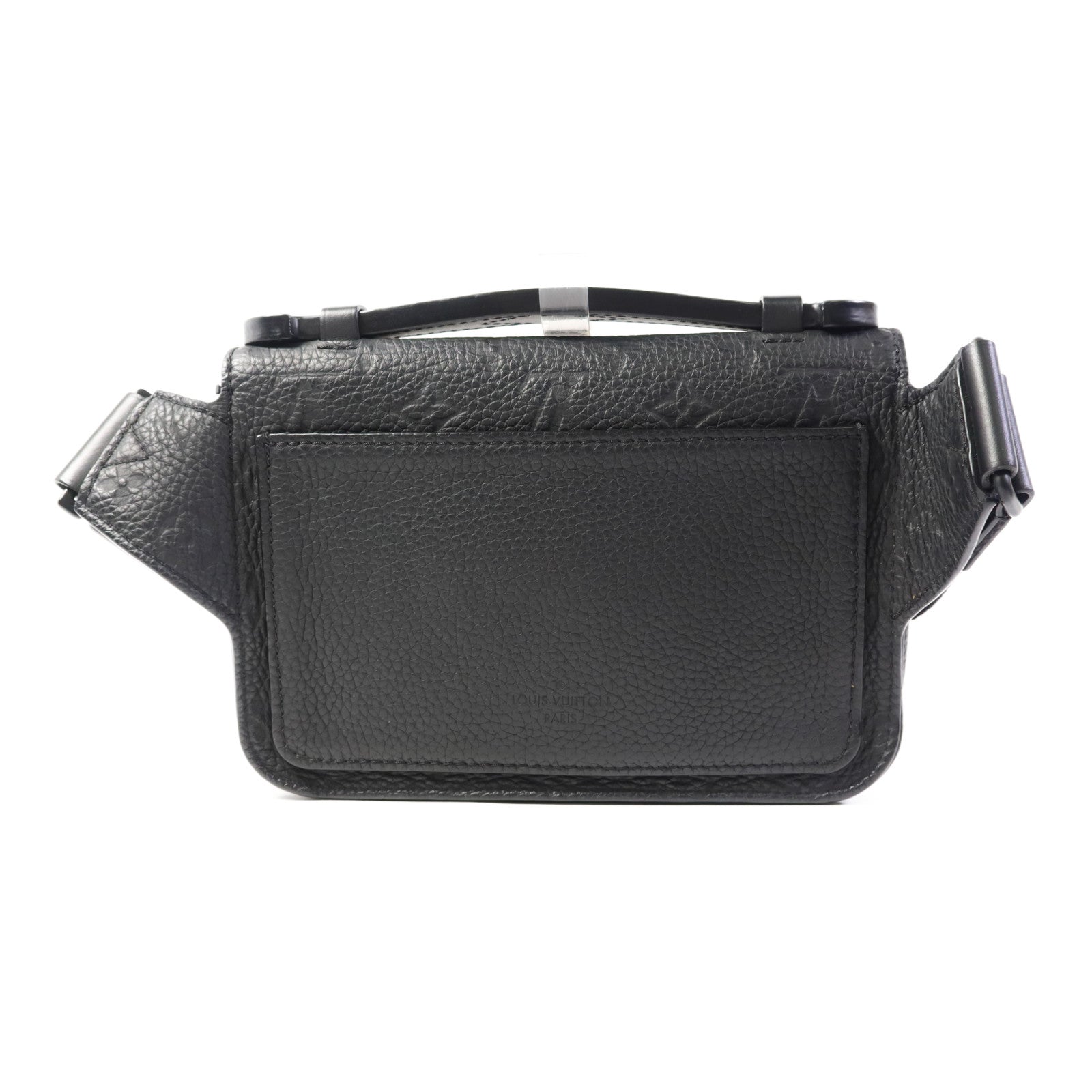 LOUIS VUITTON Taurillon Monogram S Lock Sling肩背袋