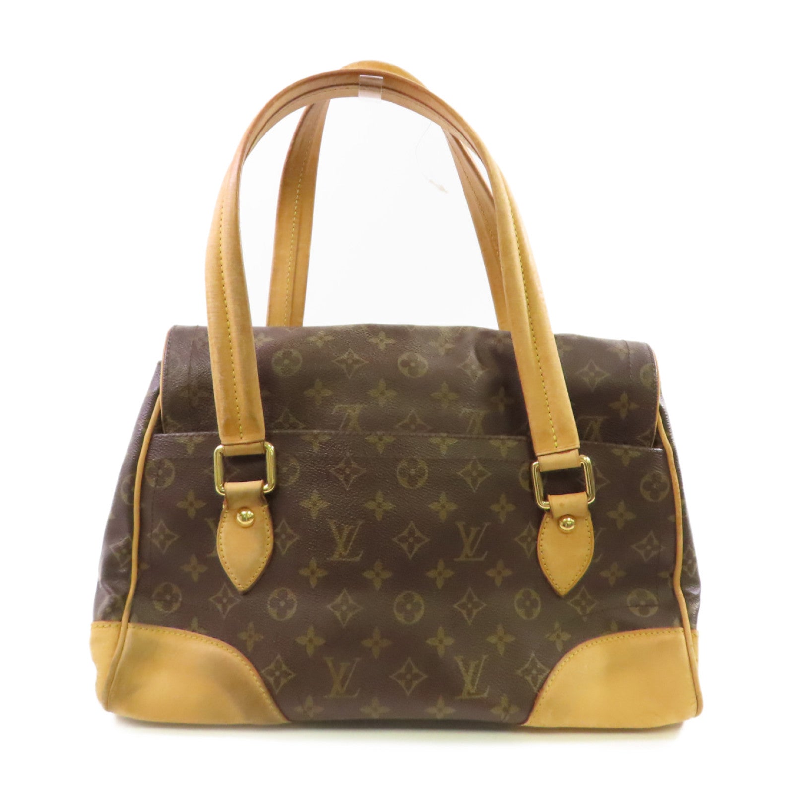 LOUIS VUITTON LV GHW Beverly GM Shoulder Bag M40120 Monogram Brown