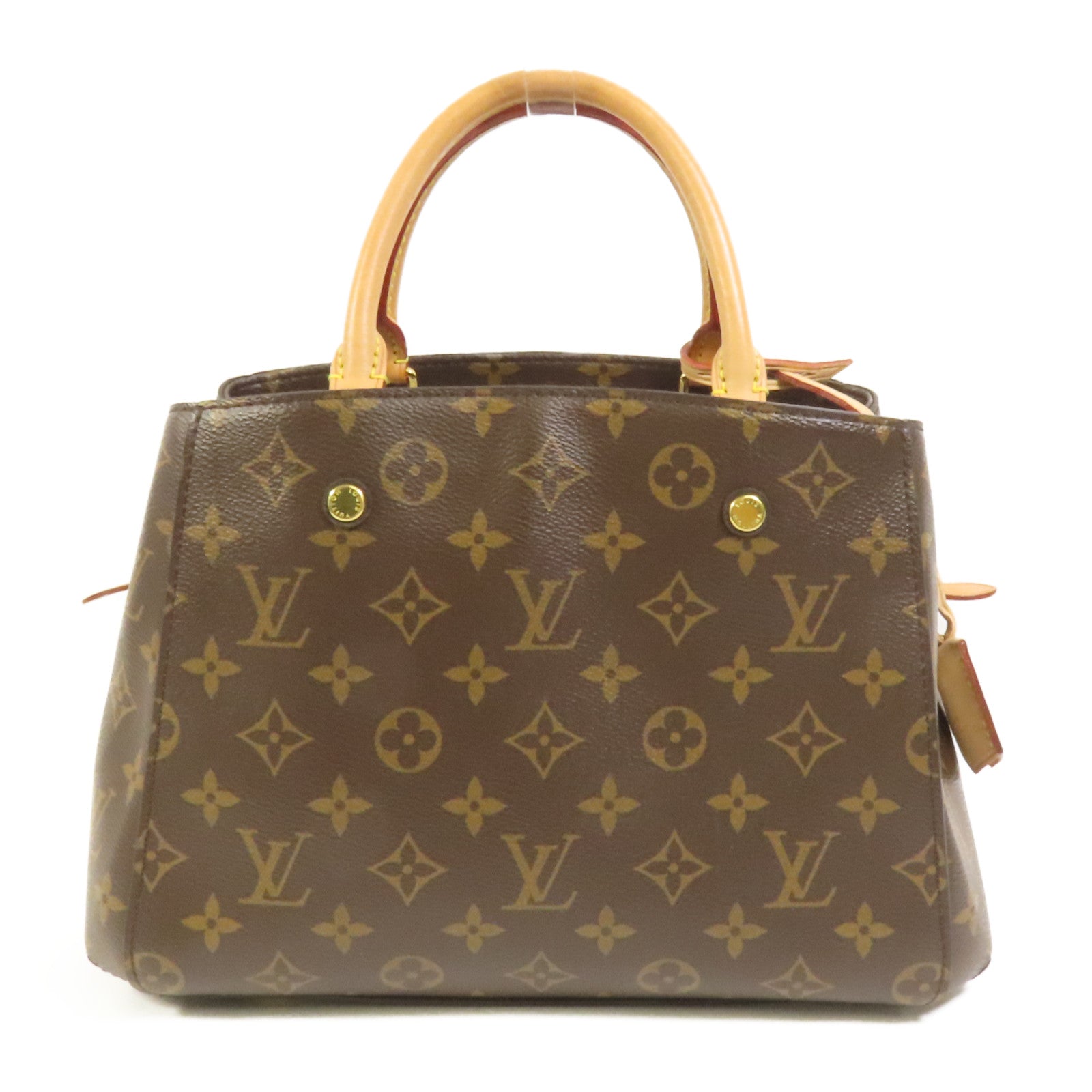 LOUIS VUITTON Monogram Montaigne BB金扣手挽肩背兩用袋