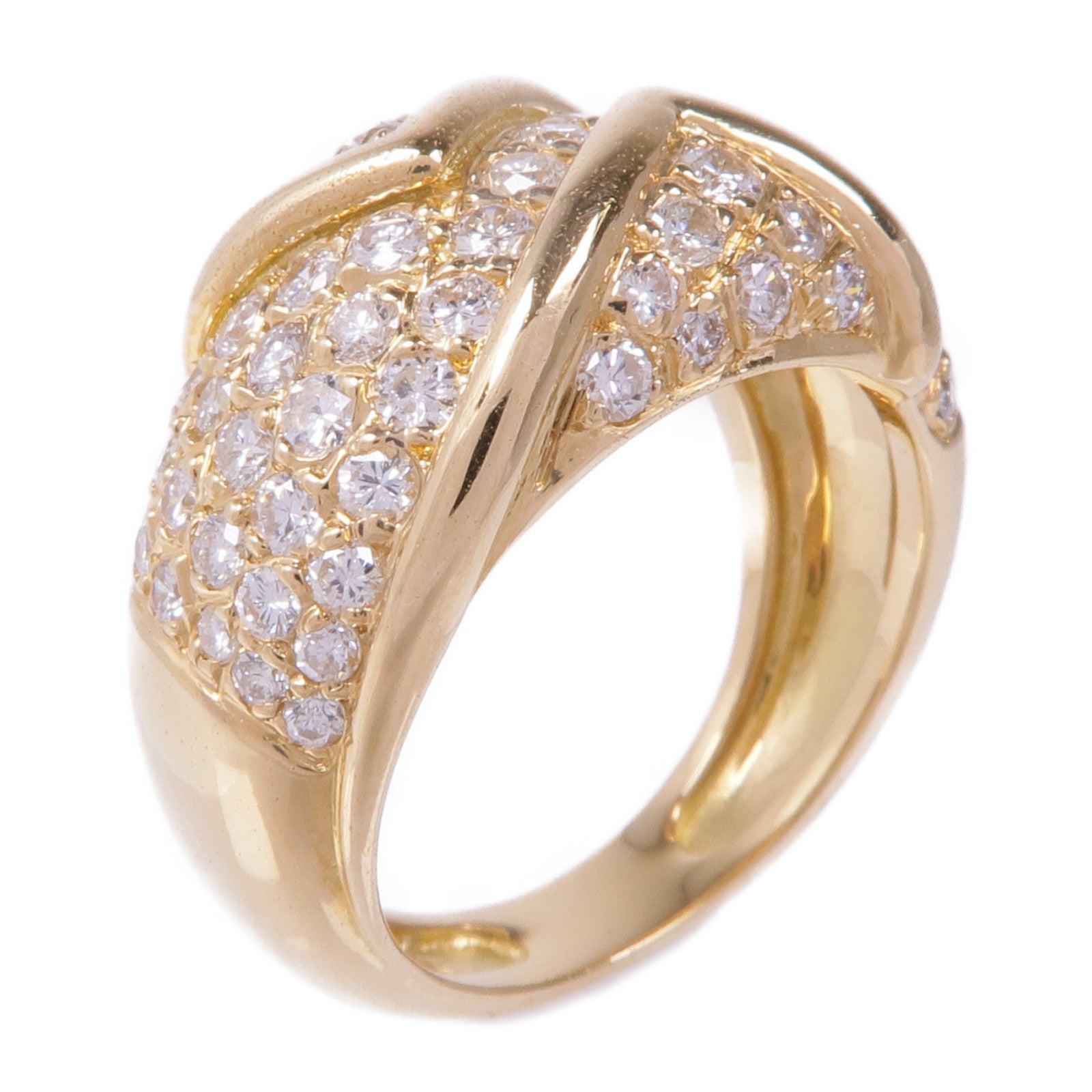 JEWELRY 18K黃金Diamond Ring鑽石戒指US#5.75