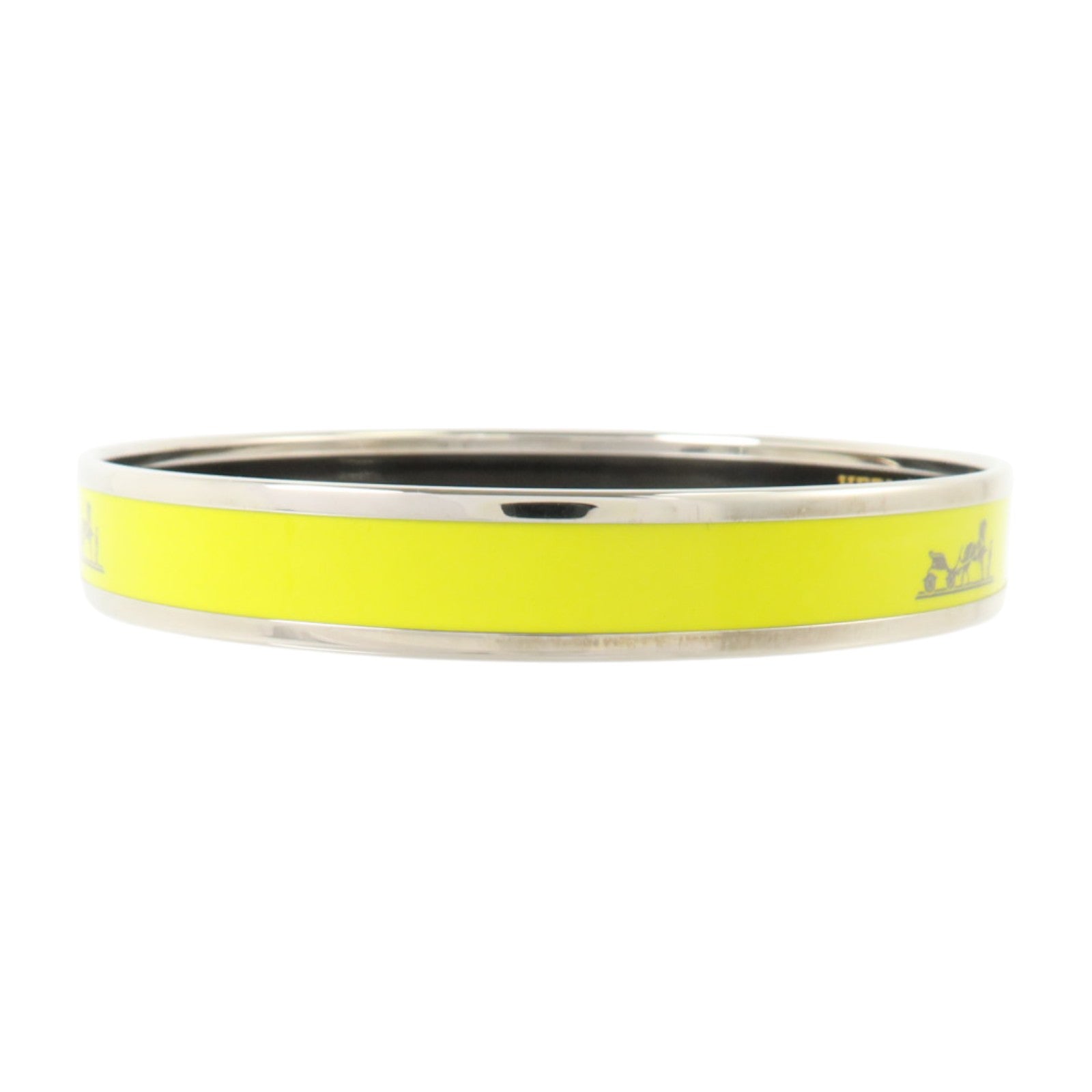 HERMES 金屬/琺瑯Caleche Bangle PM手鐲