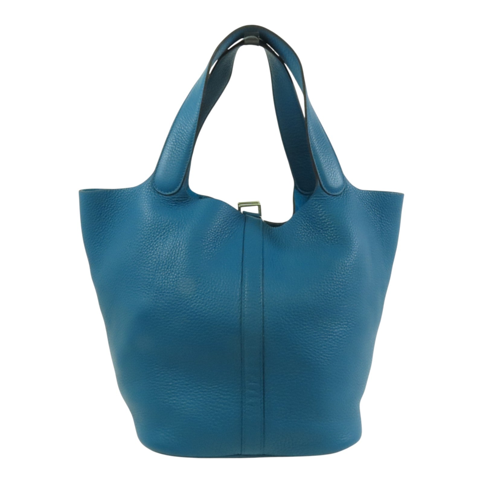 HERMES Clemence Picotin GM銀扣手挽袋