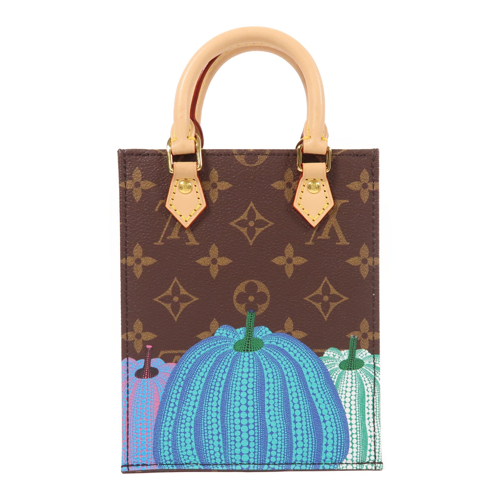 LOUIS VUITTON Monogram YK Pefit Sac Plat金扣手挽肩背兩用袋