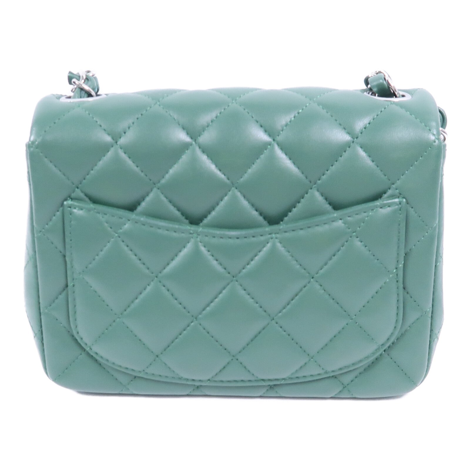 CHANEL 羊皮皮革Mini Classic 17鏈帶肩背袋