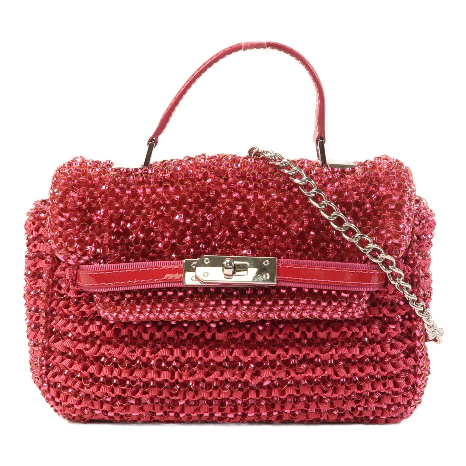 ANTEPRIMA PVC 2 Way Shoulder銀扣手挽肩背兩用袋