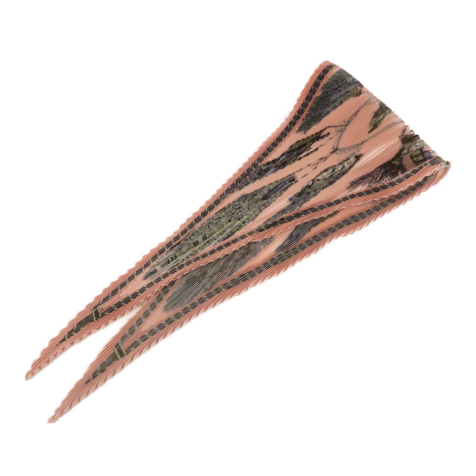 HERMES 絲質Pleated Scarf絲巾