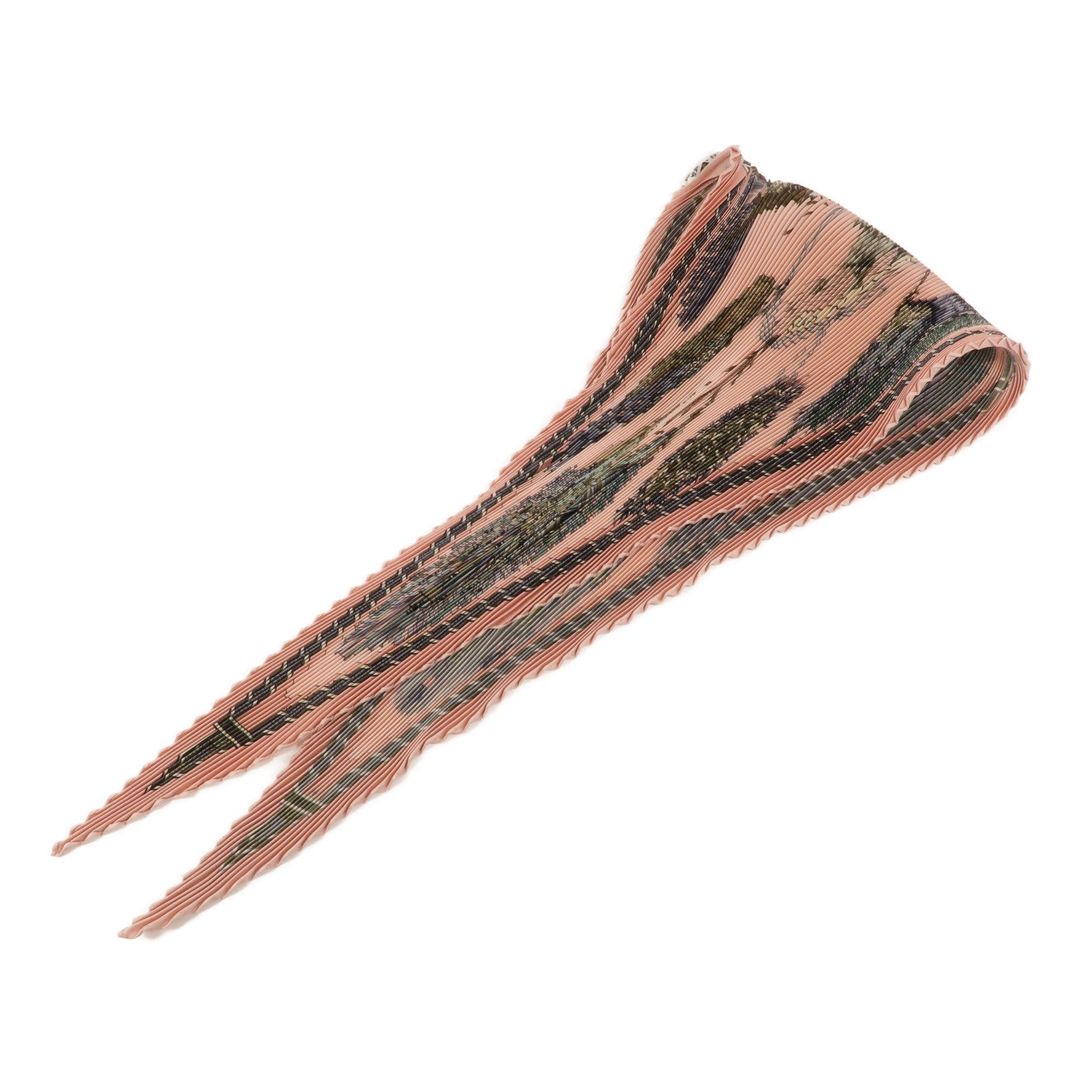 HERMES 絲質Pleated Scarf絲巾