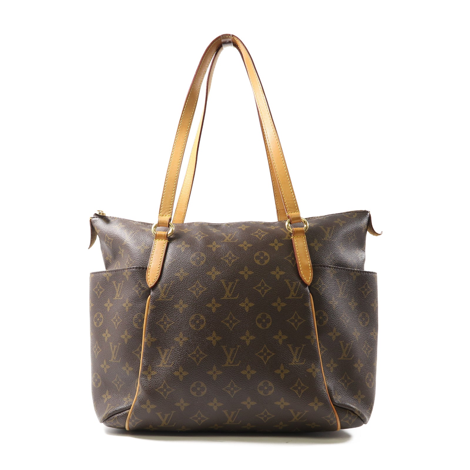 LOUIS VUITTON 【激減優惠】Monogram Totally MM金扣肩背袋啡色