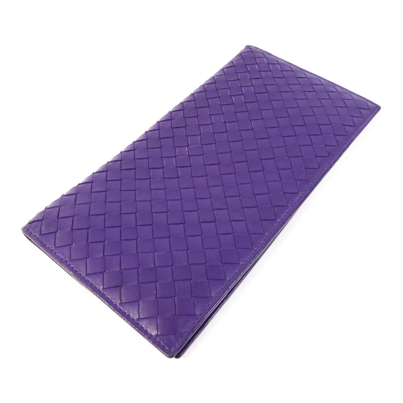 BOTTEGA VENETA 羊皮皮革Bifold Long Wallet長錢包