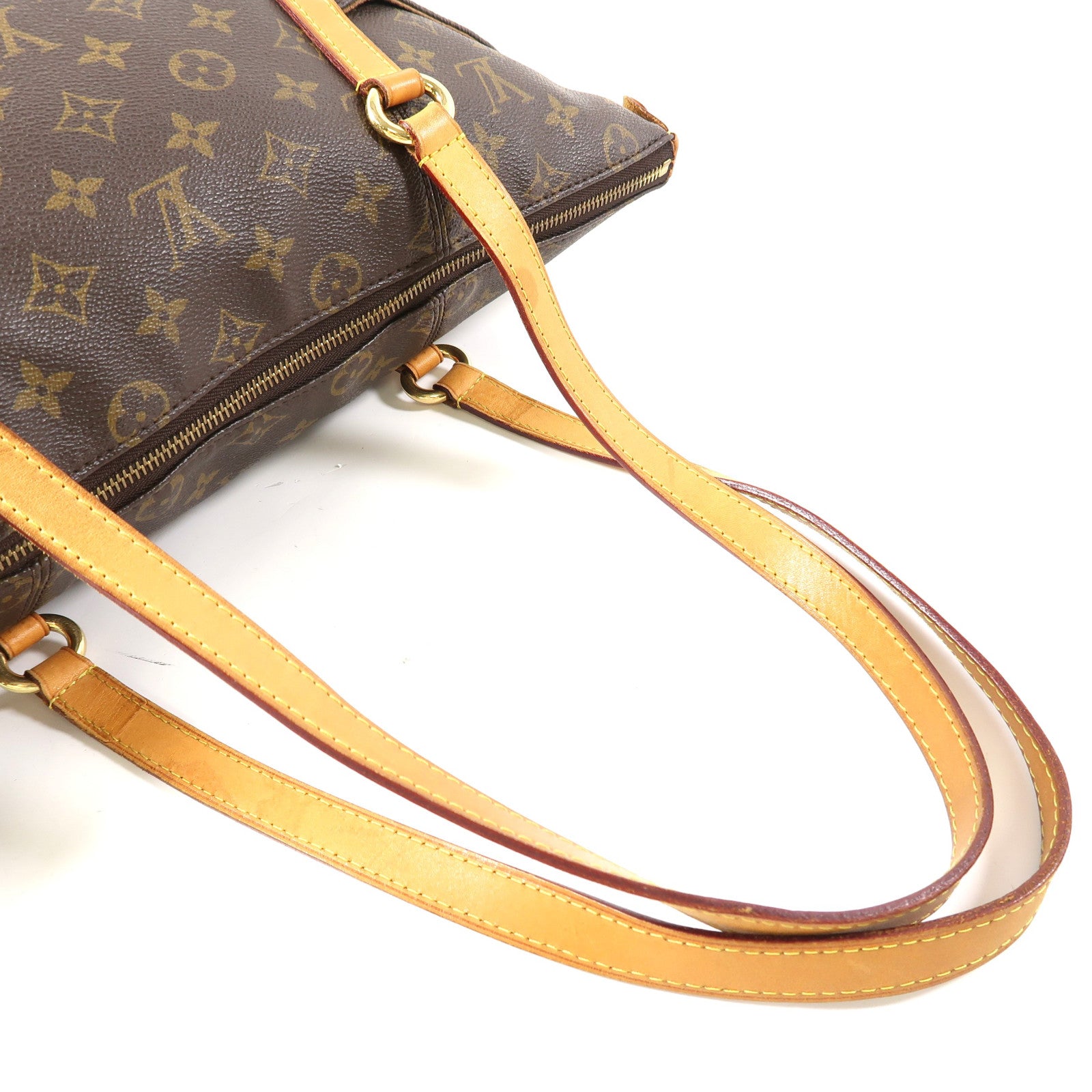 LOUIS VUITTON 【激減優惠】Monogram Totally MM金扣肩背袋啡色