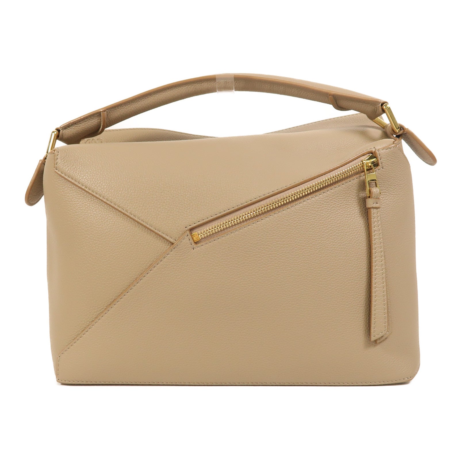 LOEWE 牛皮皮革Puzzle Medium金扣手挽肩背兩用袋