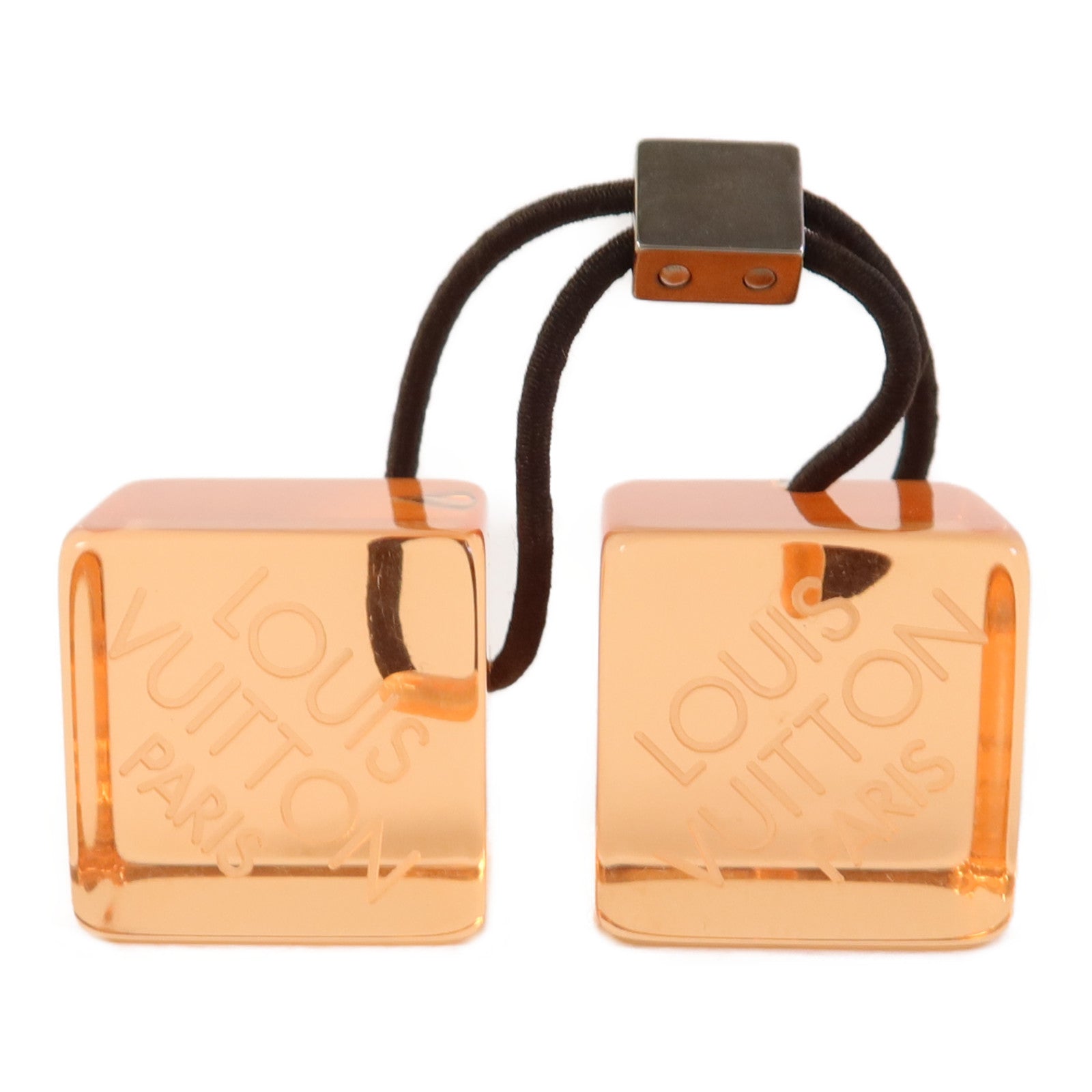 LOUIS VUITTON PVC Elastic Hair Cube頭髮橡皮筋