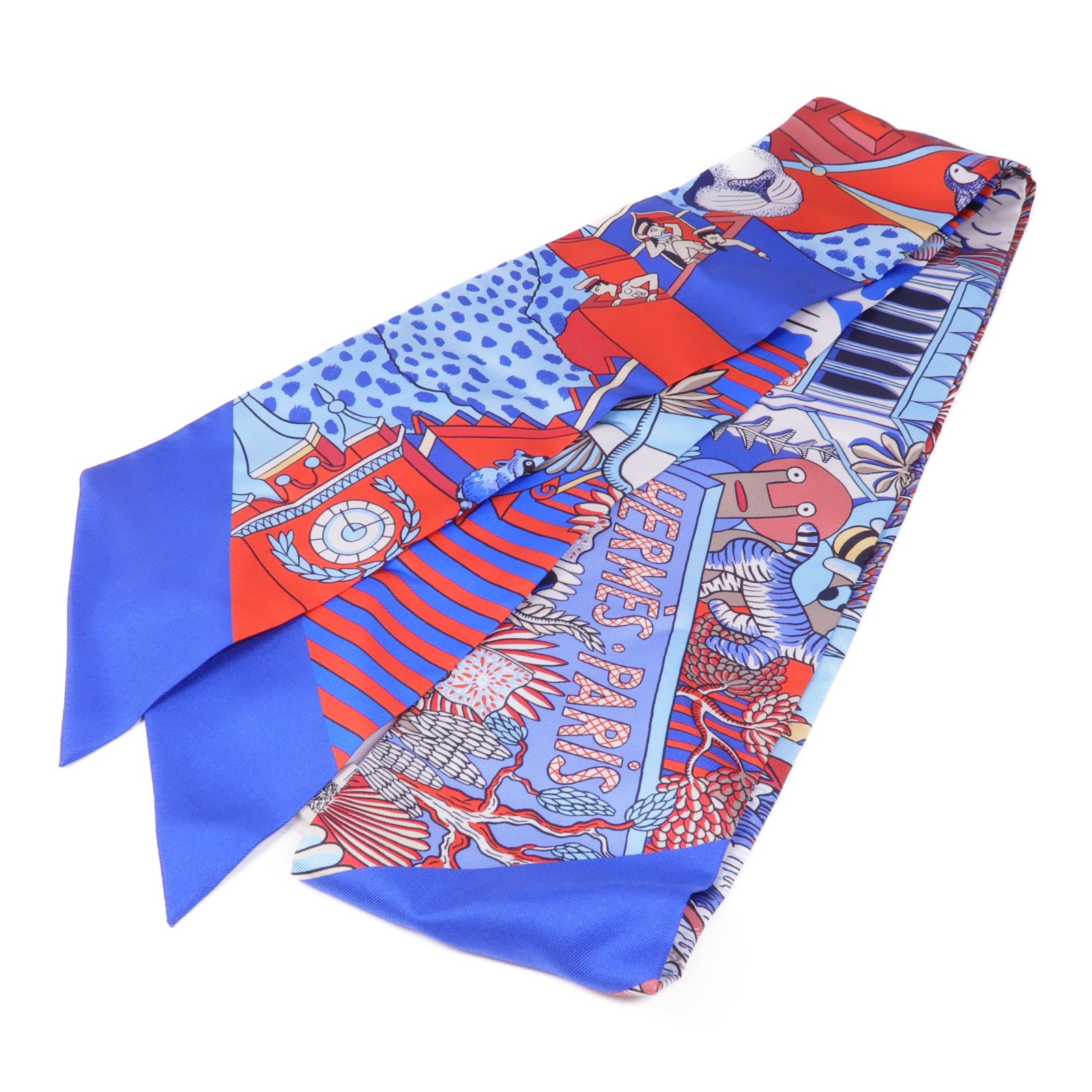 HERMES 絲質Maxi Twilly絲巾