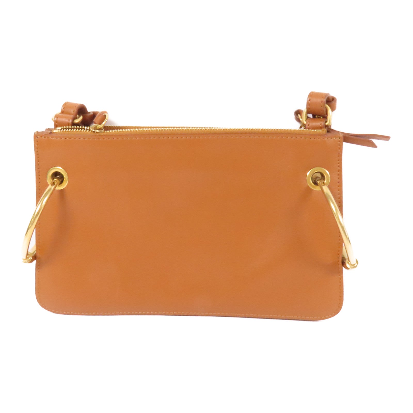 Chloe 麂皮/牛皮皮革Mini Roy金扣肩背袋