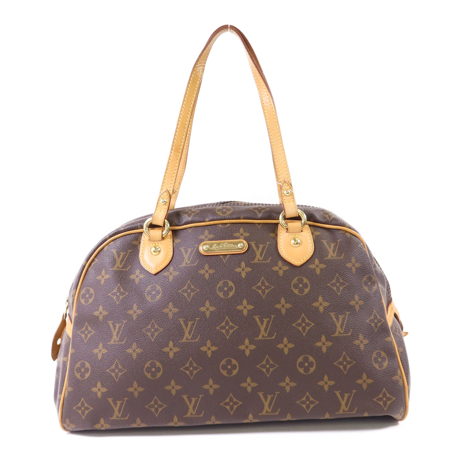 LOUIS VUITTON Monogram Montorgueil GM金扣肩背袋