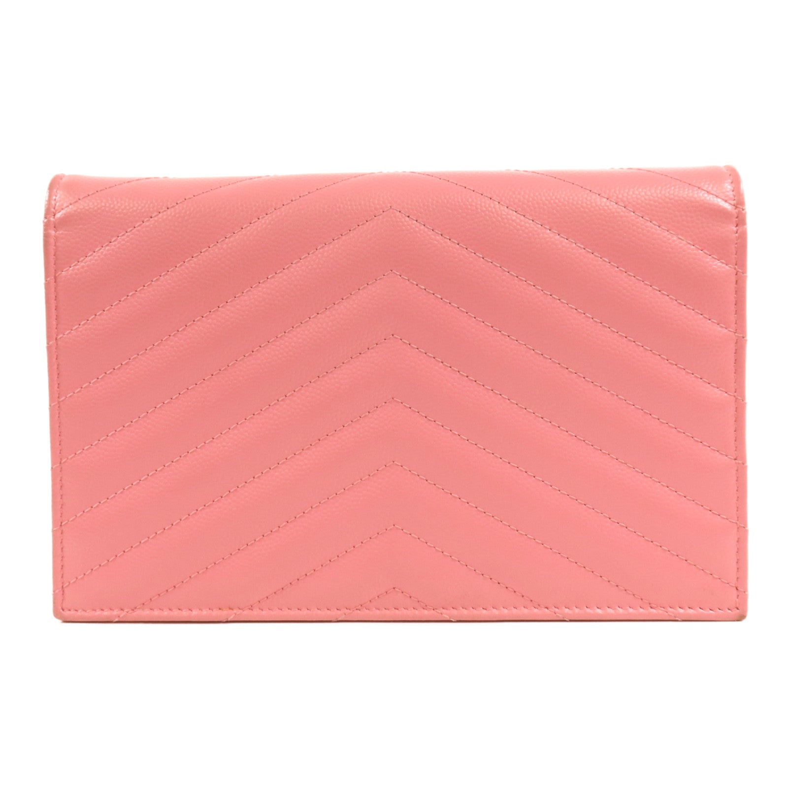 YVES SAINT LAURENT 牛皮皮革WOC金扣肩背袋