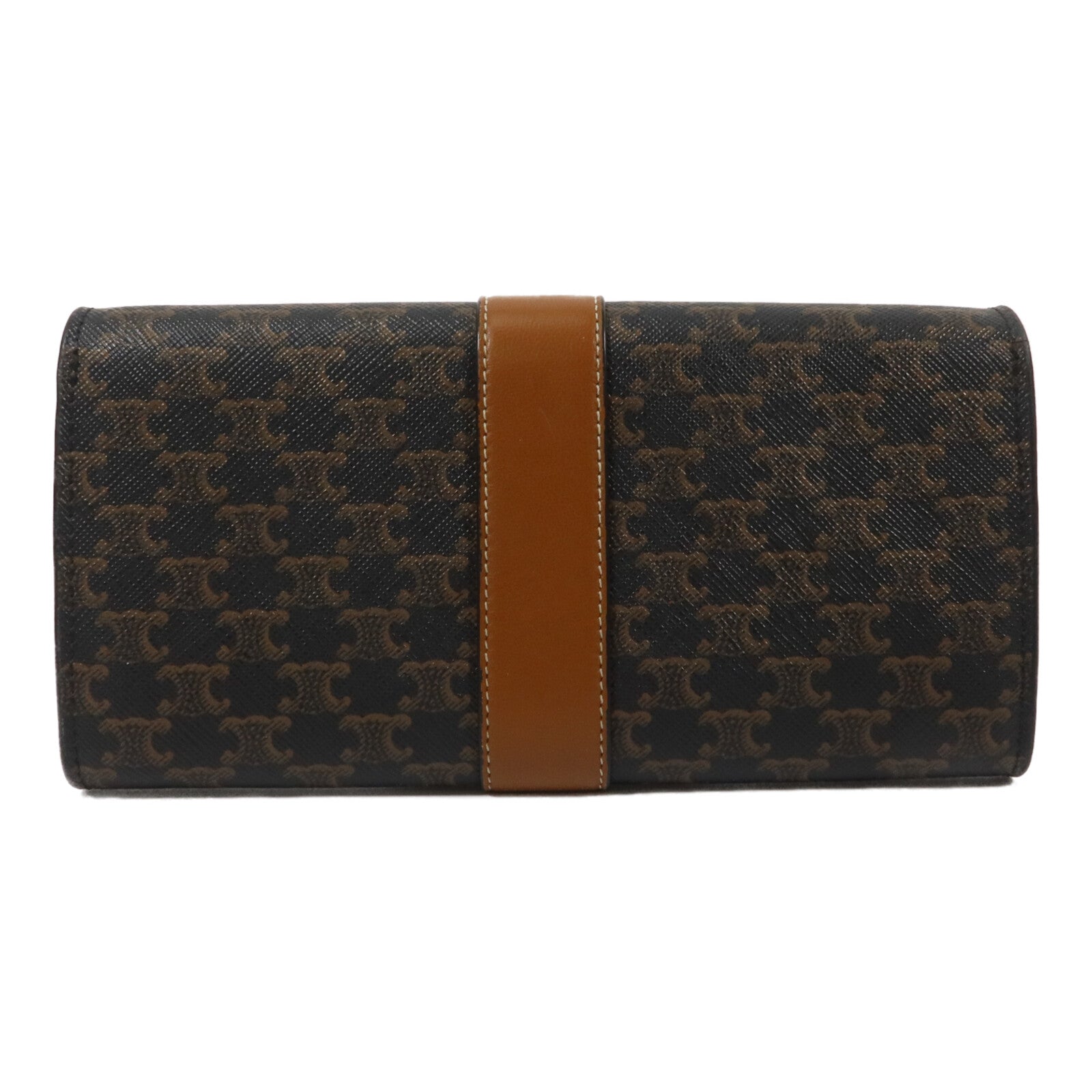 CELINE 塗層帆布Long Wallet長錢包