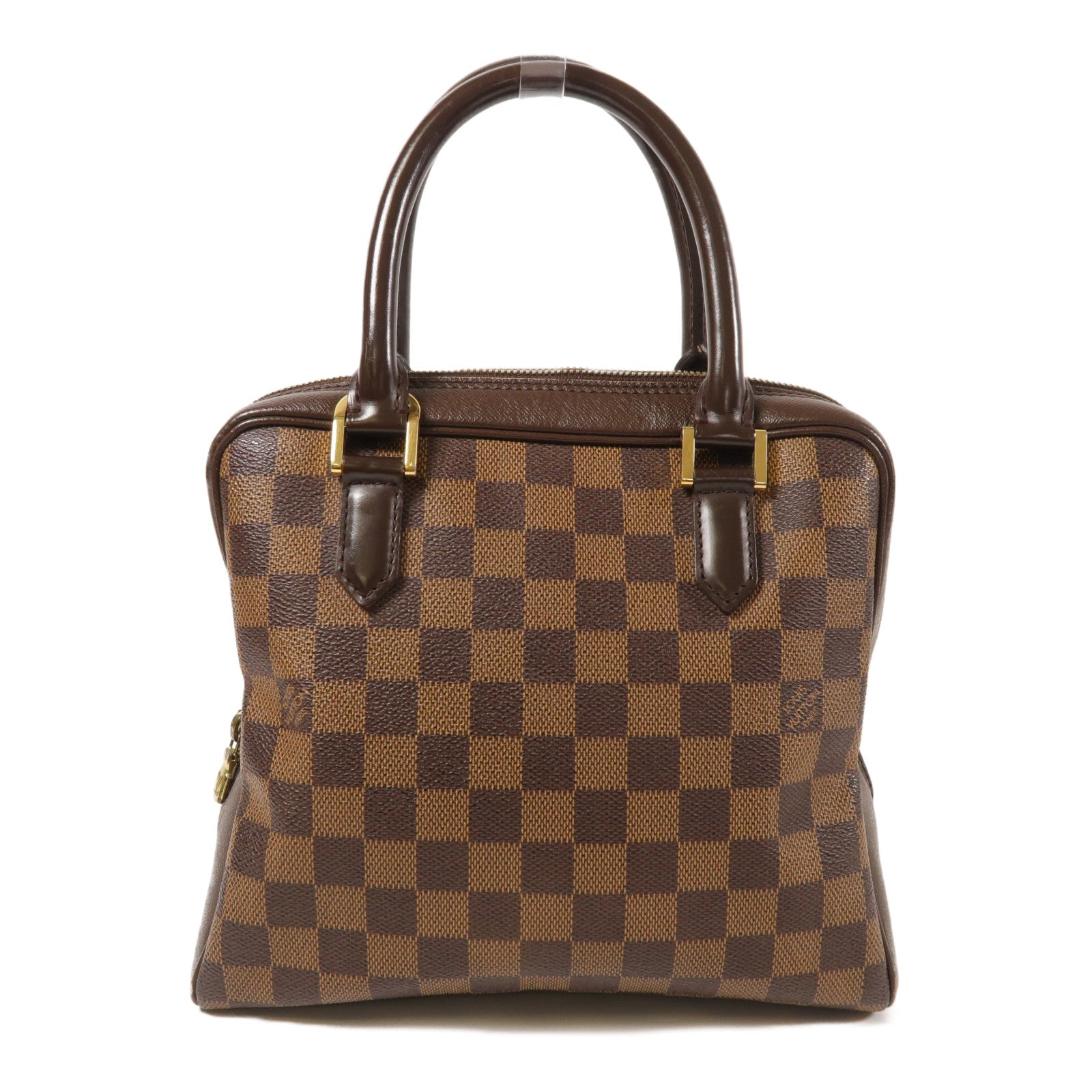 LOUIS VUITTON Damier Brera金扣手挽袋