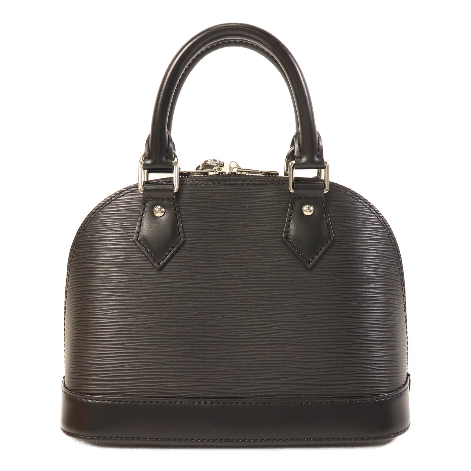 LOUIS VUITTON Epi Alma BB銀扣手挽肩背兩用袋