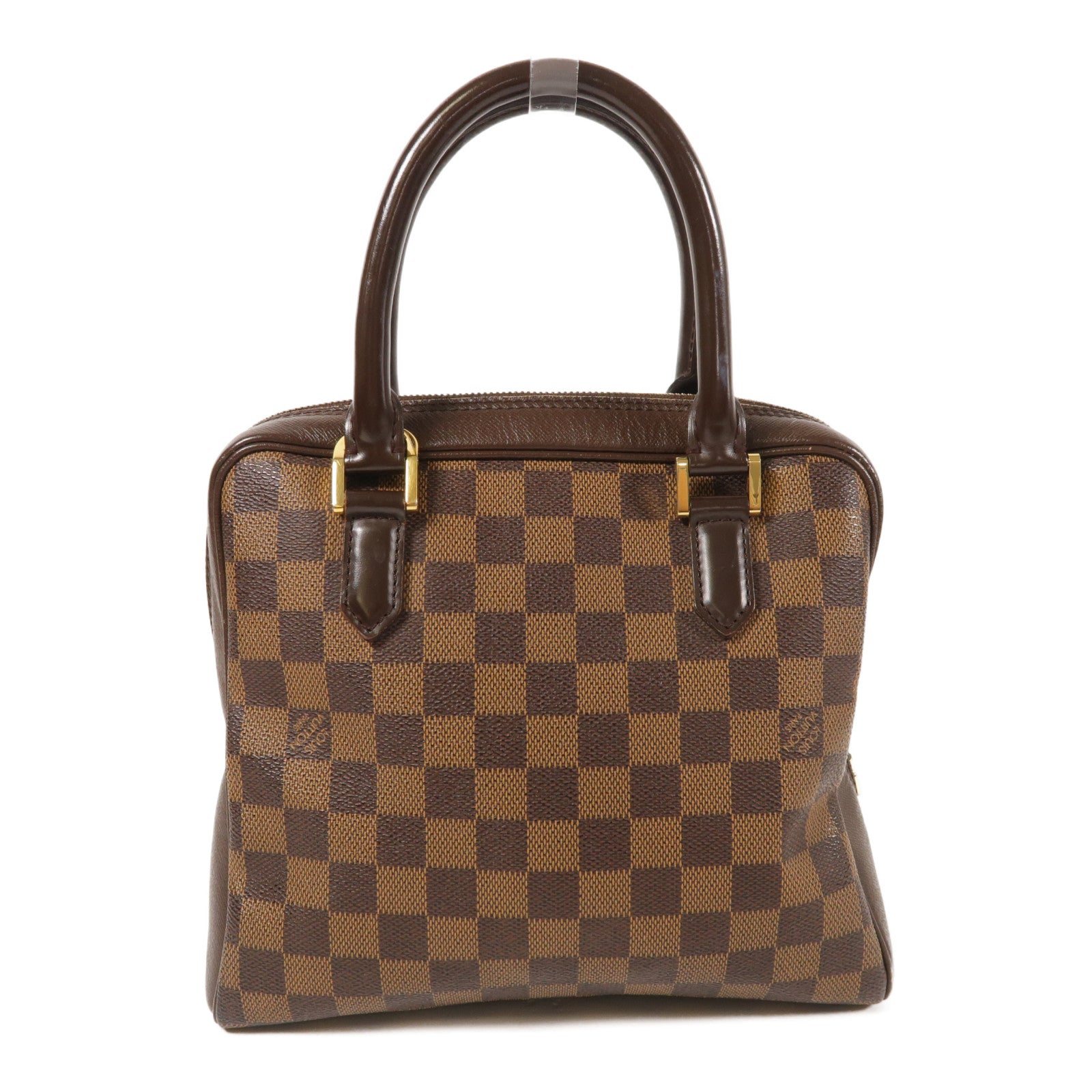 LOUIS VUITTON Damier Brera金扣手挽袋