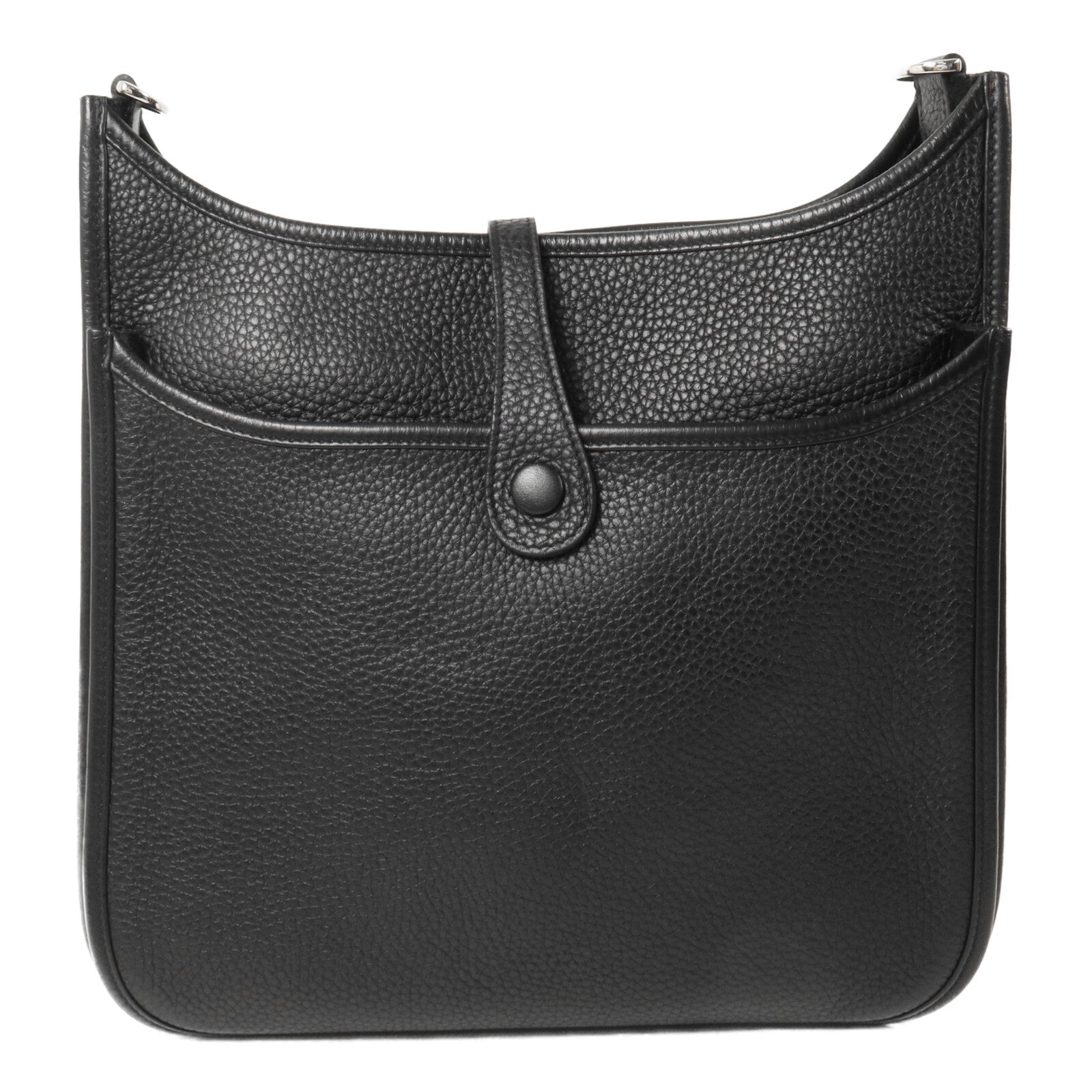 HERMES Clemence皮革Evelyne PM 肩背袋Noir