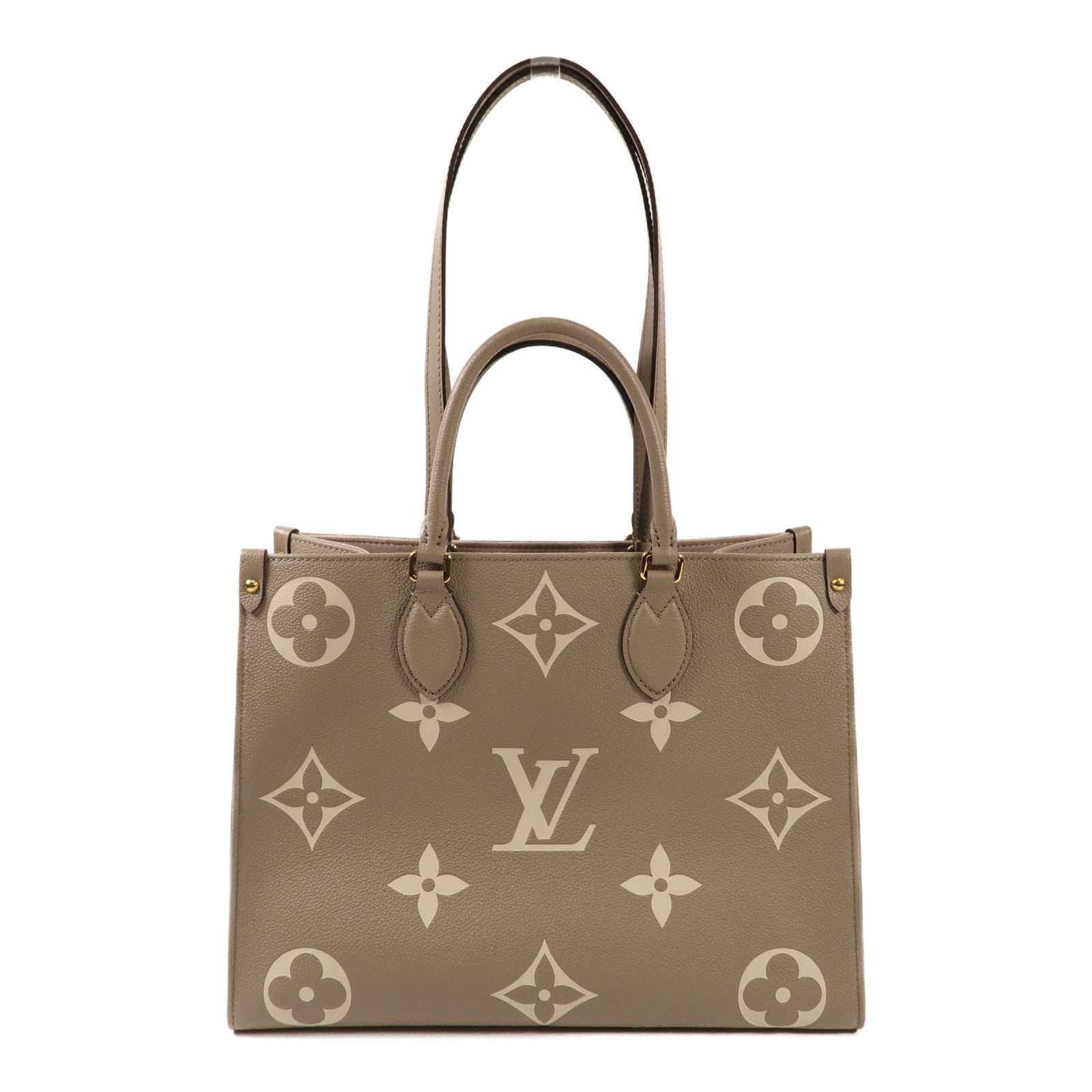 LOUIS VUITTON Empreinte皮革OnTheGO金扣手挽肩背兩用袋