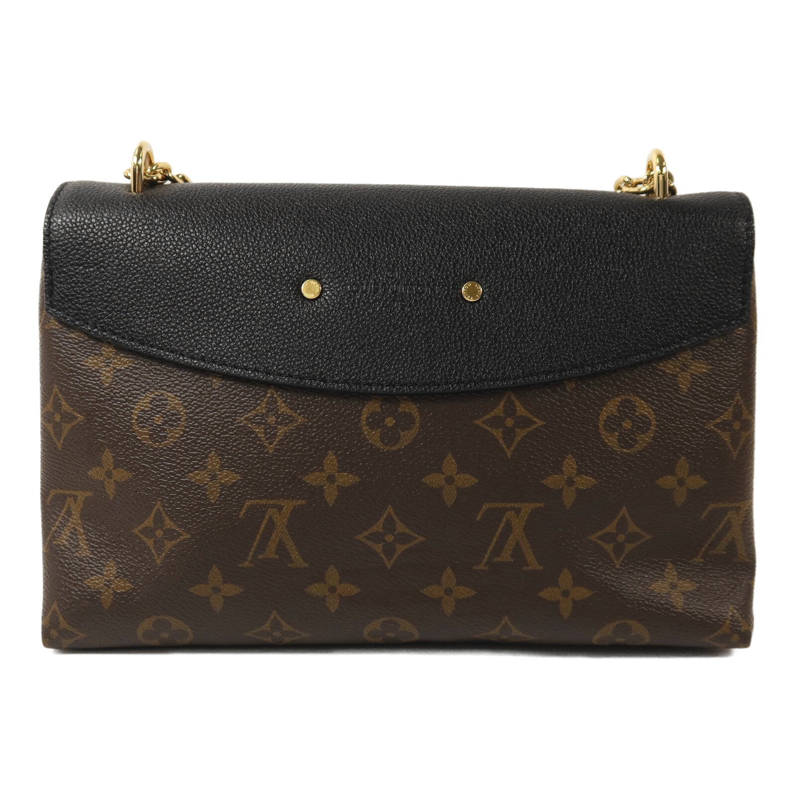 LOUIS VUITTON Monogram Saint Placide金扣鏈帶肩背袋
