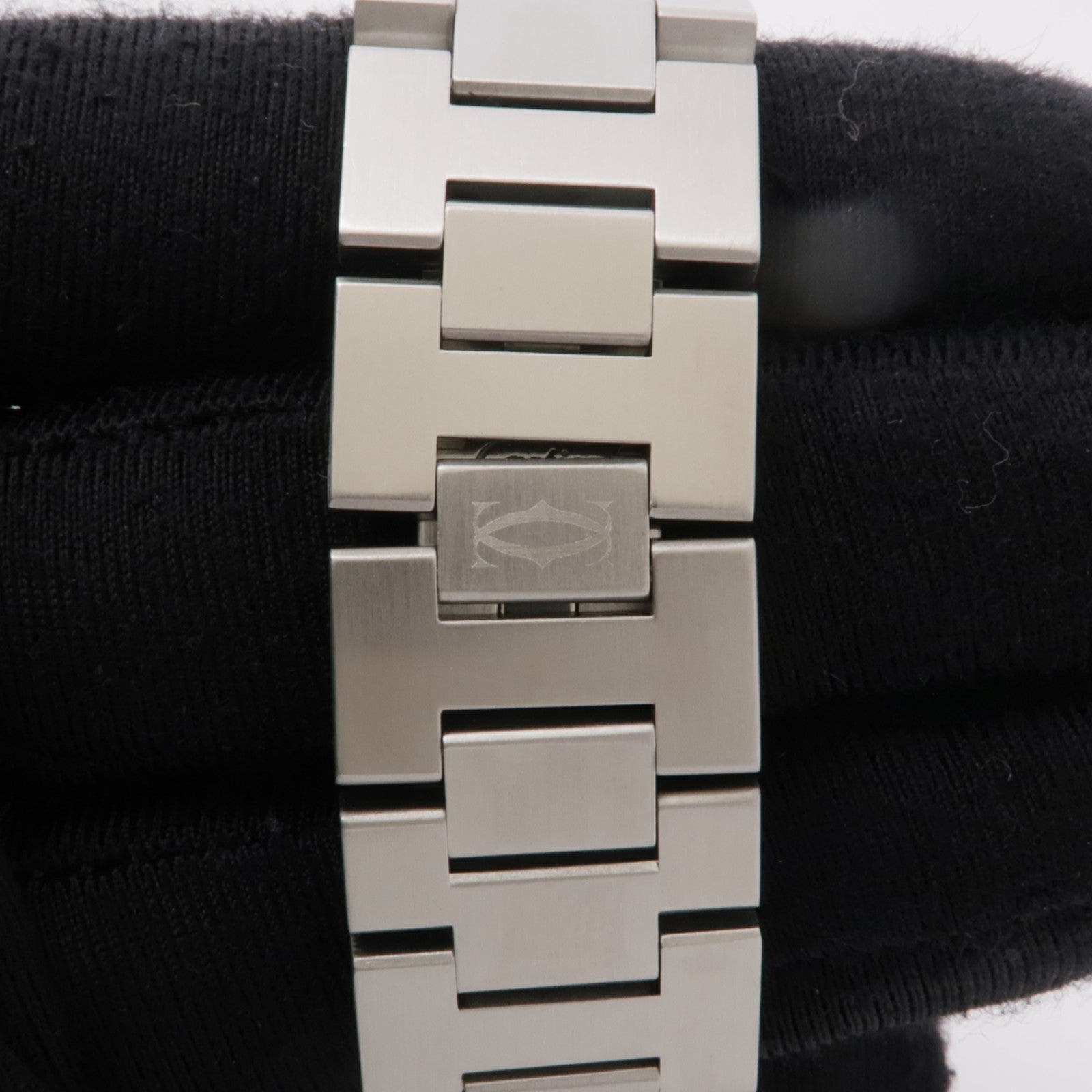 CARTIER Pasha C Big Date W31058M7 Automatic Watch Stainless Steel Pink