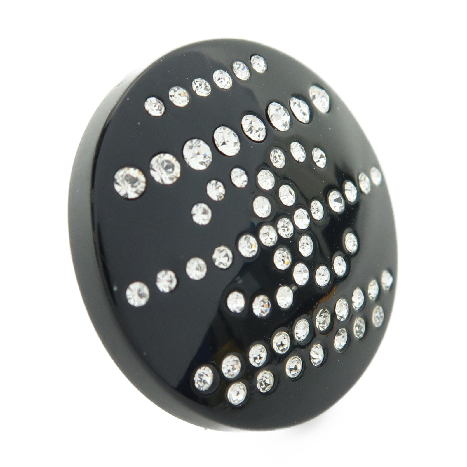 CHANEL (PRICE DOWN) CC PVC Brooch Black/White