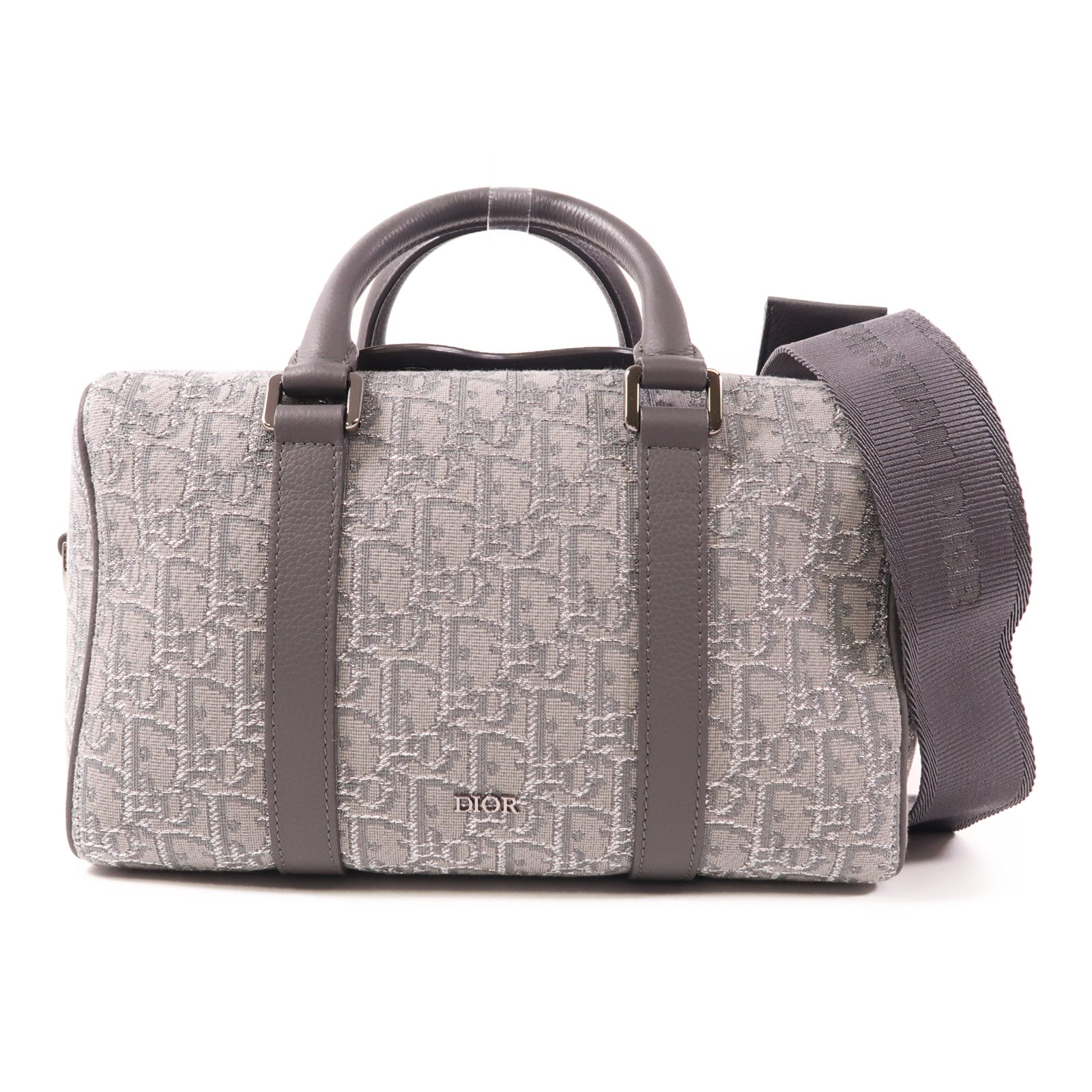 Dior 帆布Lingot 26銀扣手挽肩背兩用袋