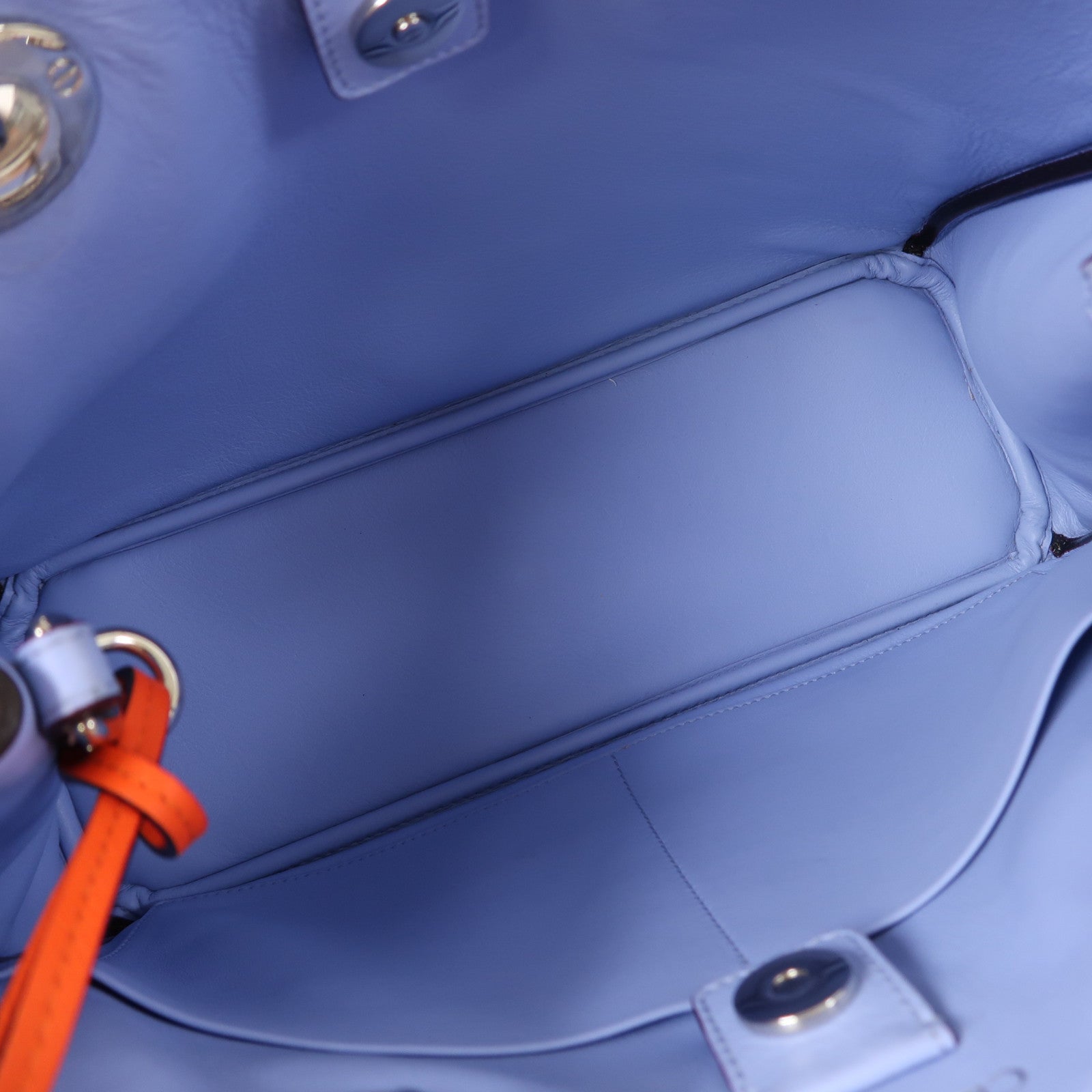 Dior (PRICE DOWN) CD SHW Diorissimo 2 Way Shoulder Bag Calfskin Leather Orange