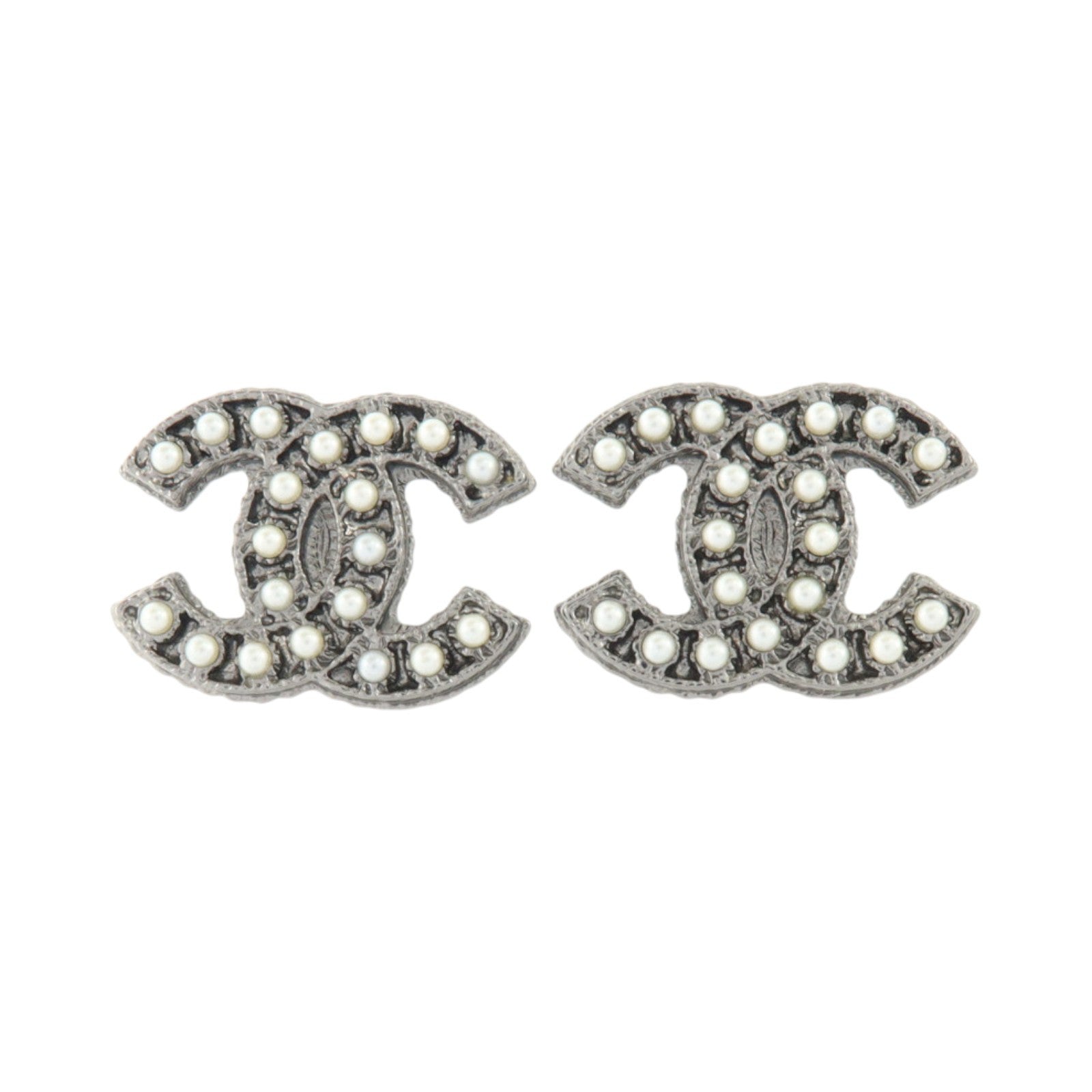 CHANEL 金屬/PVC Earrings耳環