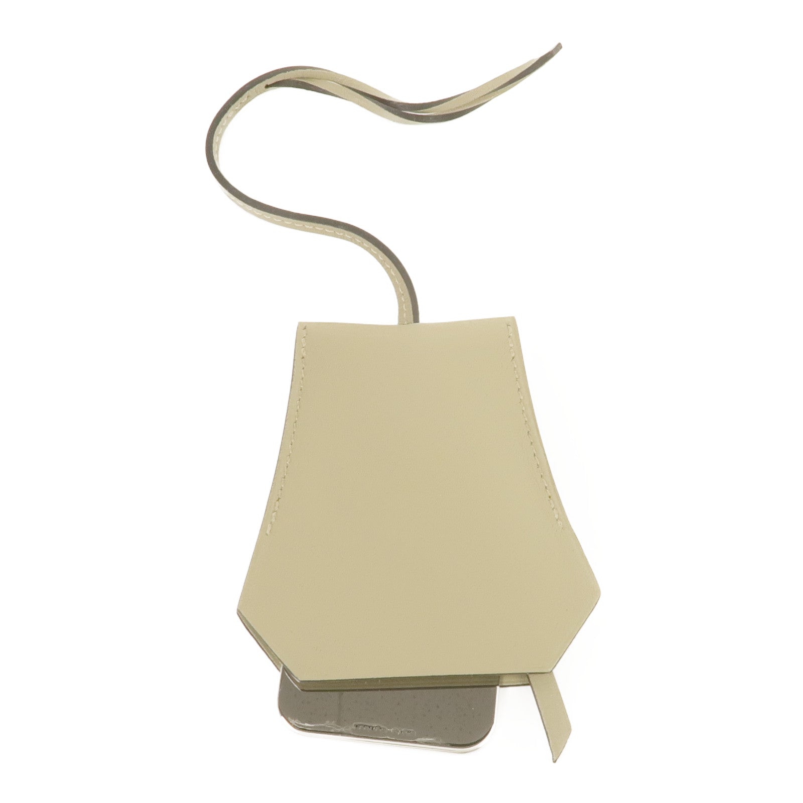 HERMES Swift皮革Clochette Narcisse掛飾