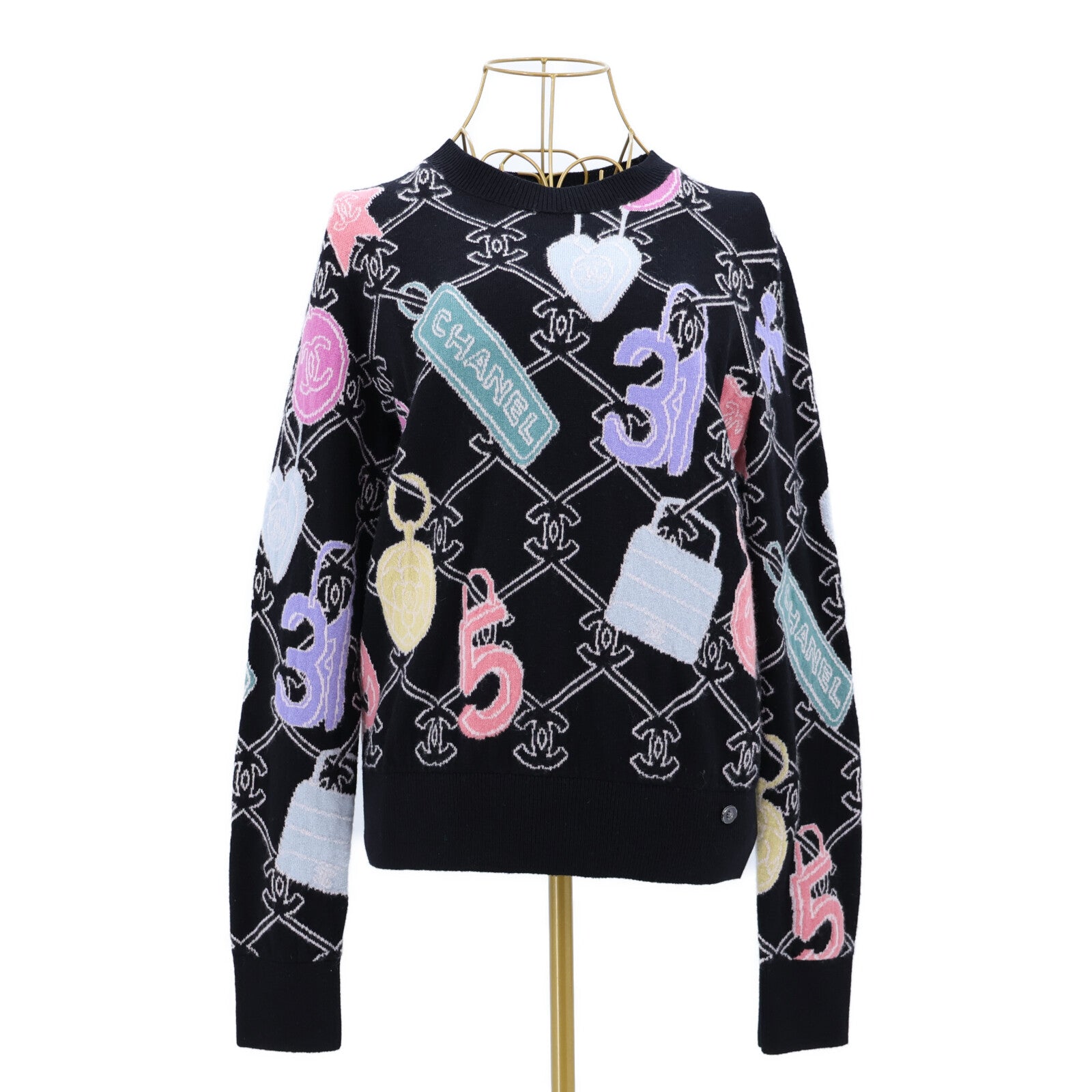 CHANEL Coco Mark Knitwear針織