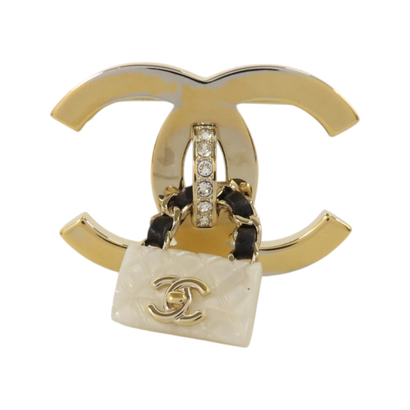 CHANEL 金屬/PVC Brooch胸針