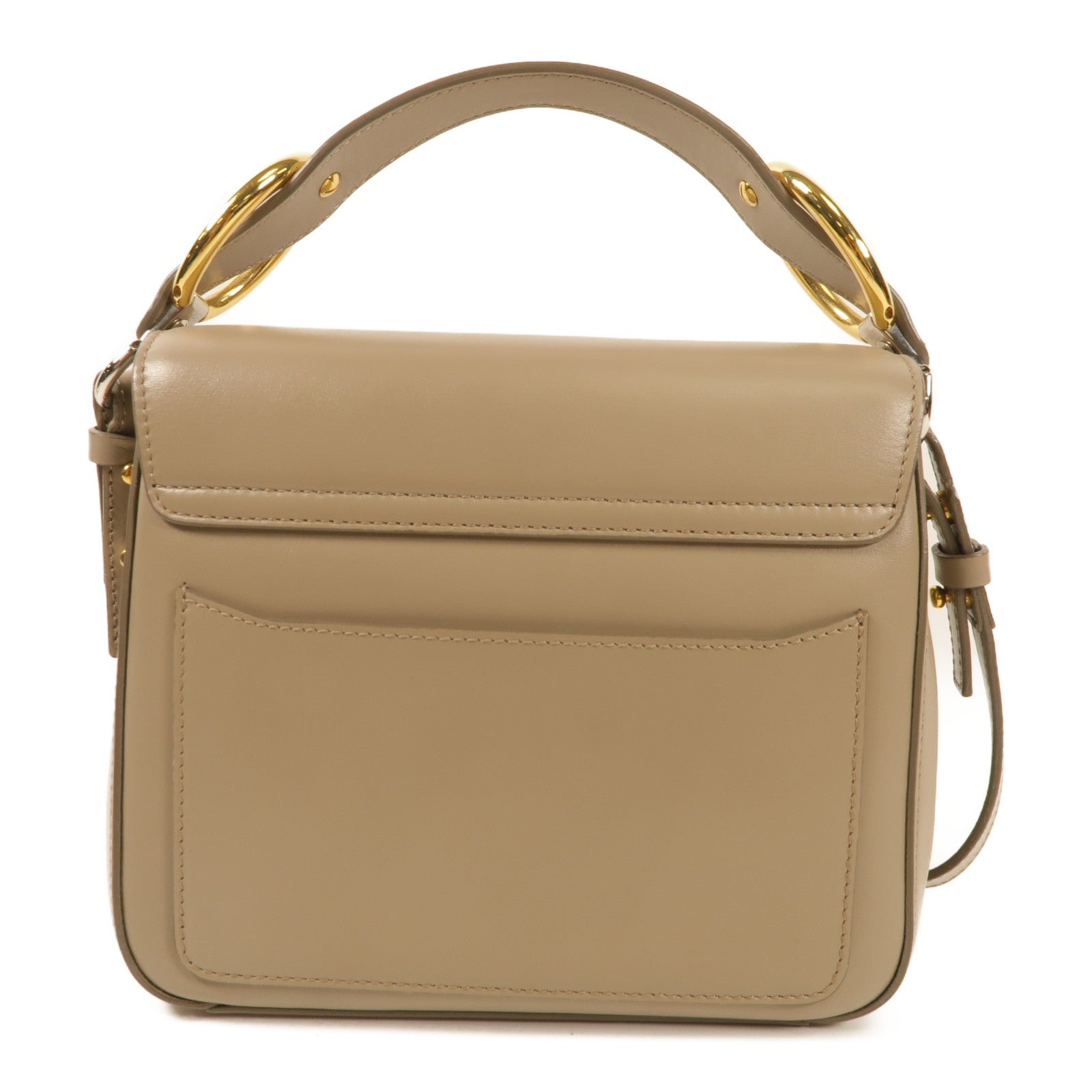 Chloe 牛皮皮革C Bag金扣手挽肩背兩用袋