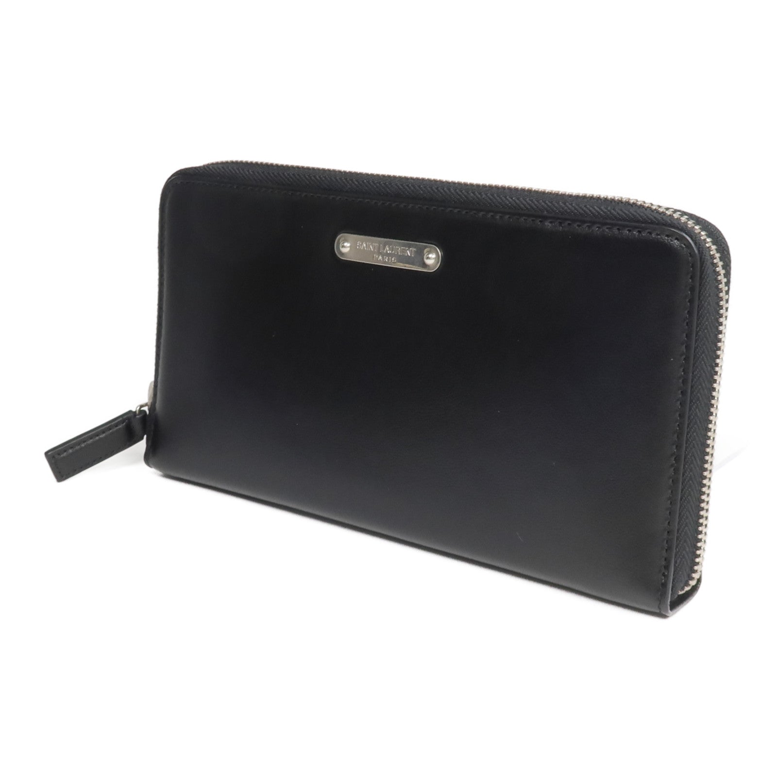 SAINT LAURENT 牛皮皮革Zipper Long Wallet長錢包