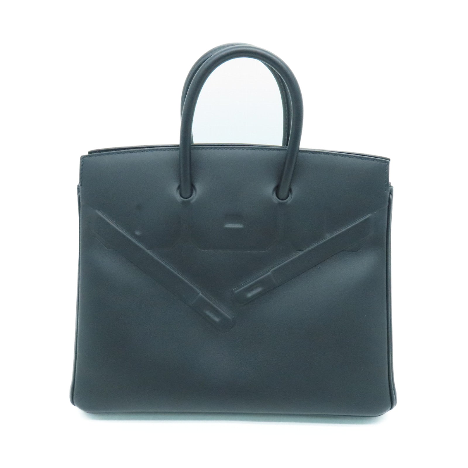 HERMES Swift皮革Birkin 25 Shadow银扣手挽袋黑色– Brand Off HERMES Swift皮革Birkin 25 Shadow银扣手挽袋黑色– Brand Off