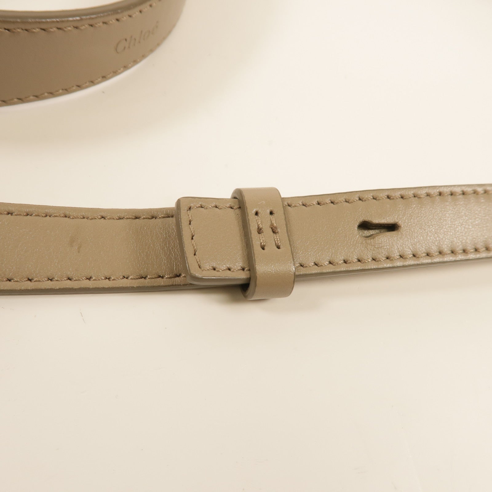 Chloe 牛皮皮革C Bag金扣手挽肩背兩用袋