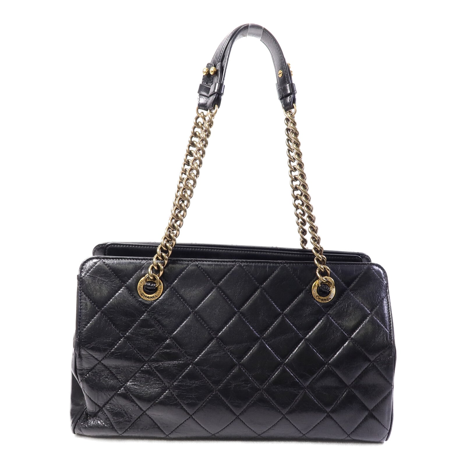 CHANEL 牛皮皮革Chain Shoulder Bag鏈帶肩背袋
