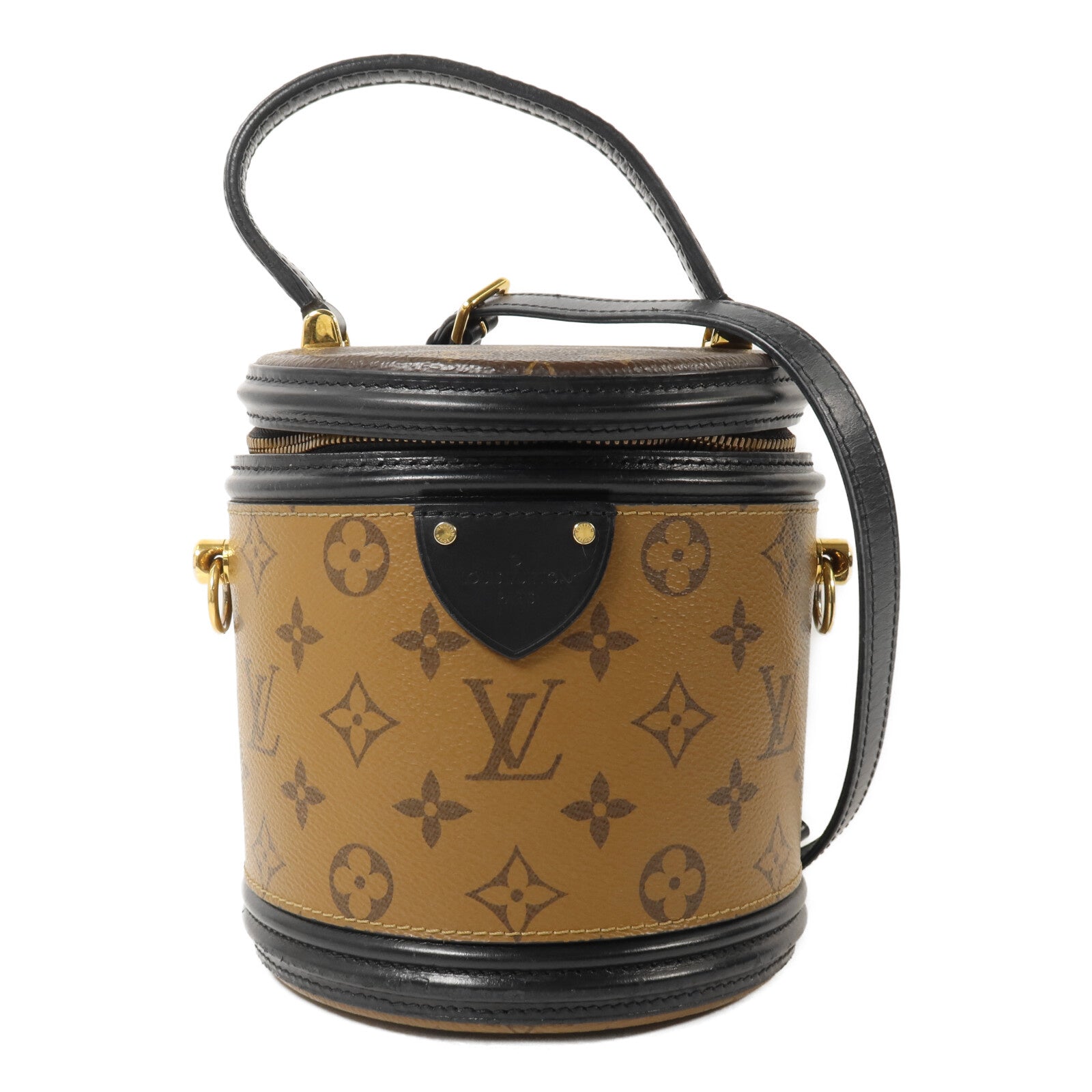 LOUIS VUITTON Monogram Reverse Cannes手挽肩背兩用袋