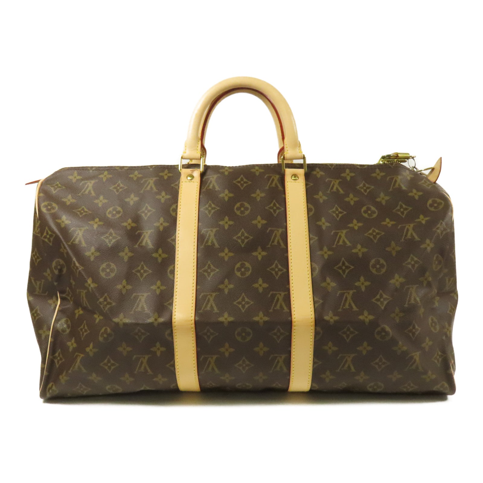 LOUIS VUITTON Monogram Keepall 50金扣手挽袋