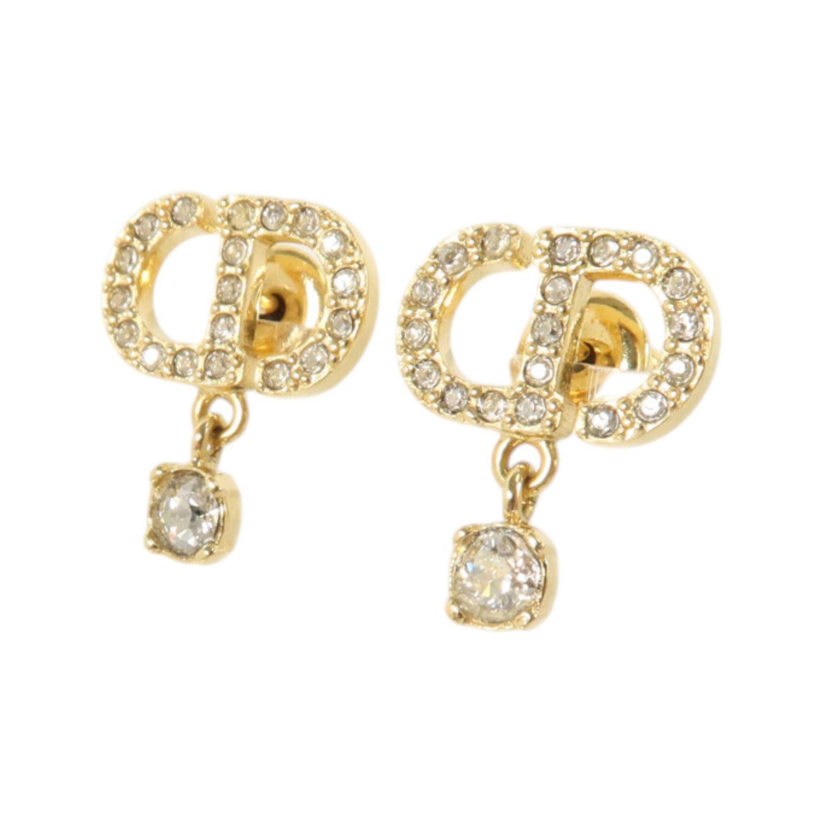 Dior 金屬Petit CD Earrings耳環