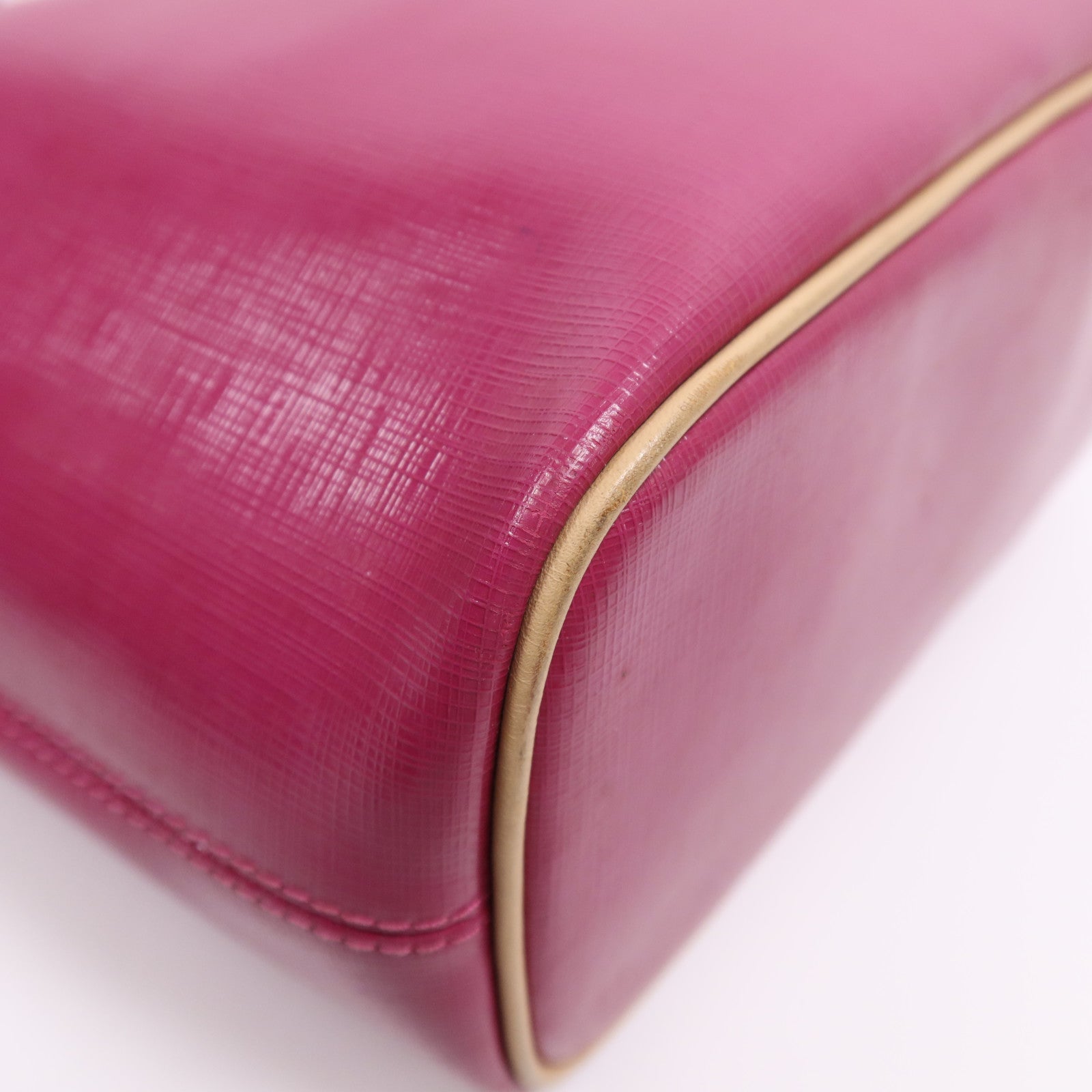 COACH 牛皮皮革Tote Bag銀扣手挽袋