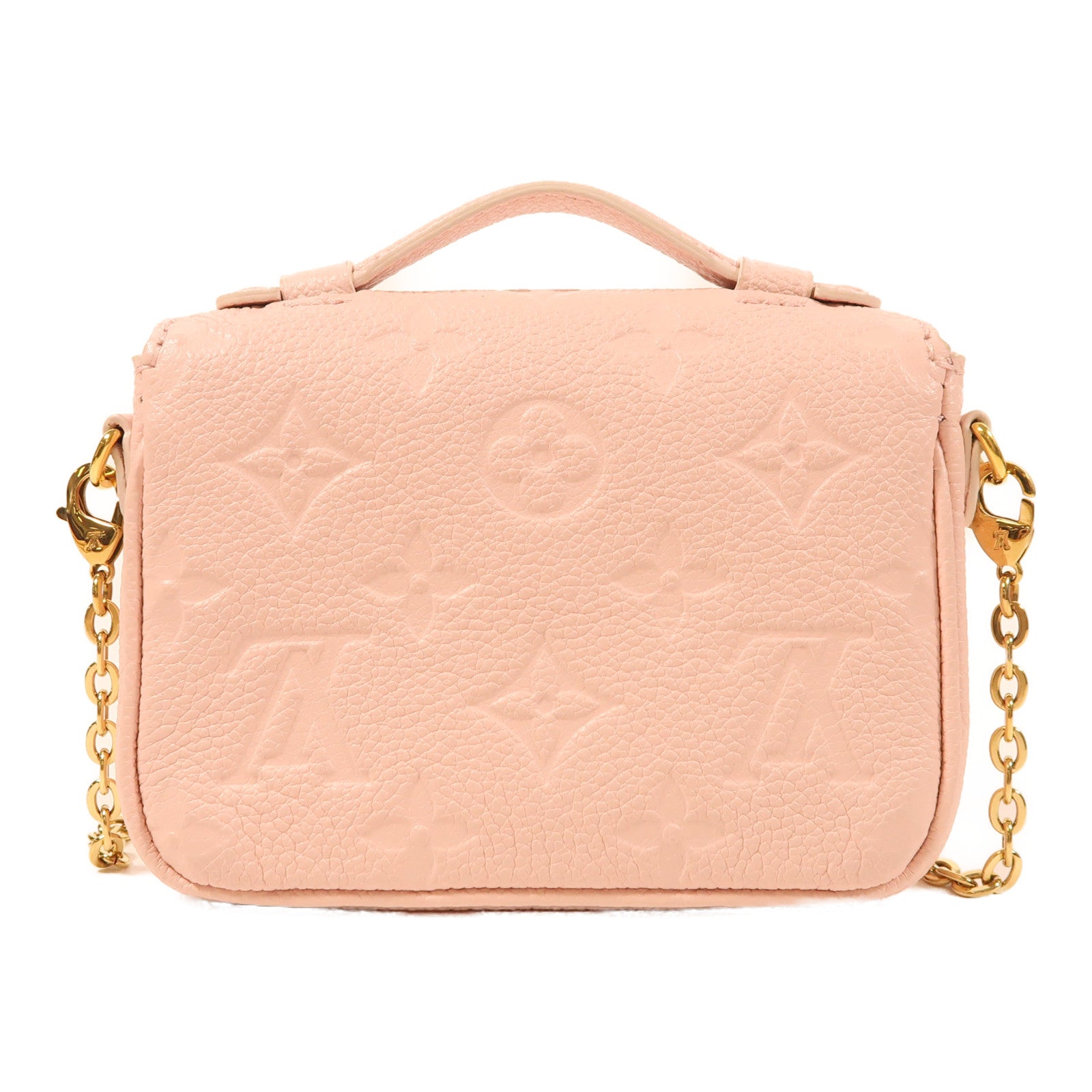 LOUIS VUITTON【激減優惠】 Monogram Empreinte Micro Metis金扣鏈帶肩背袋
