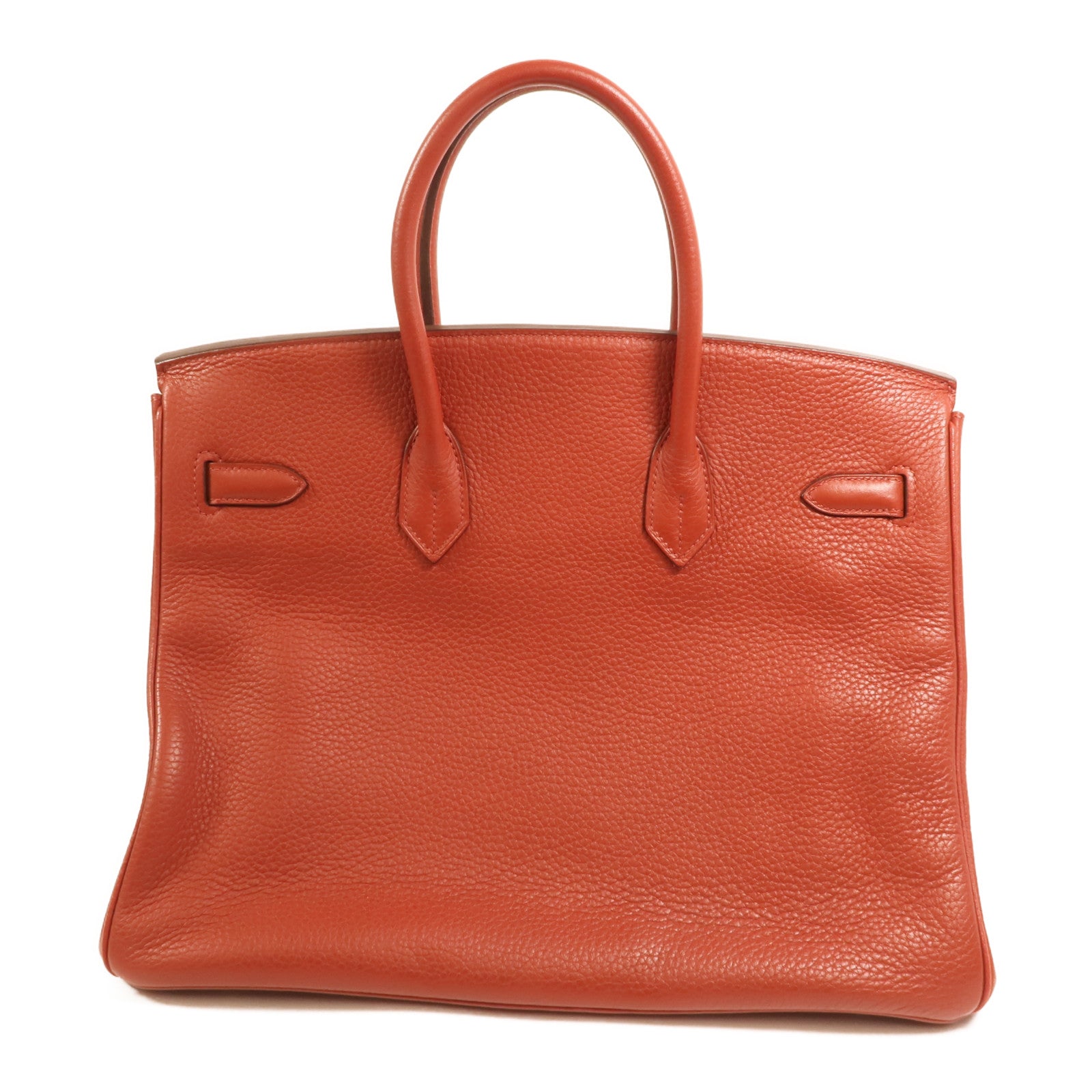 HERMES Togo皮革Birkin 35銀扣手挽袋Terre Battue