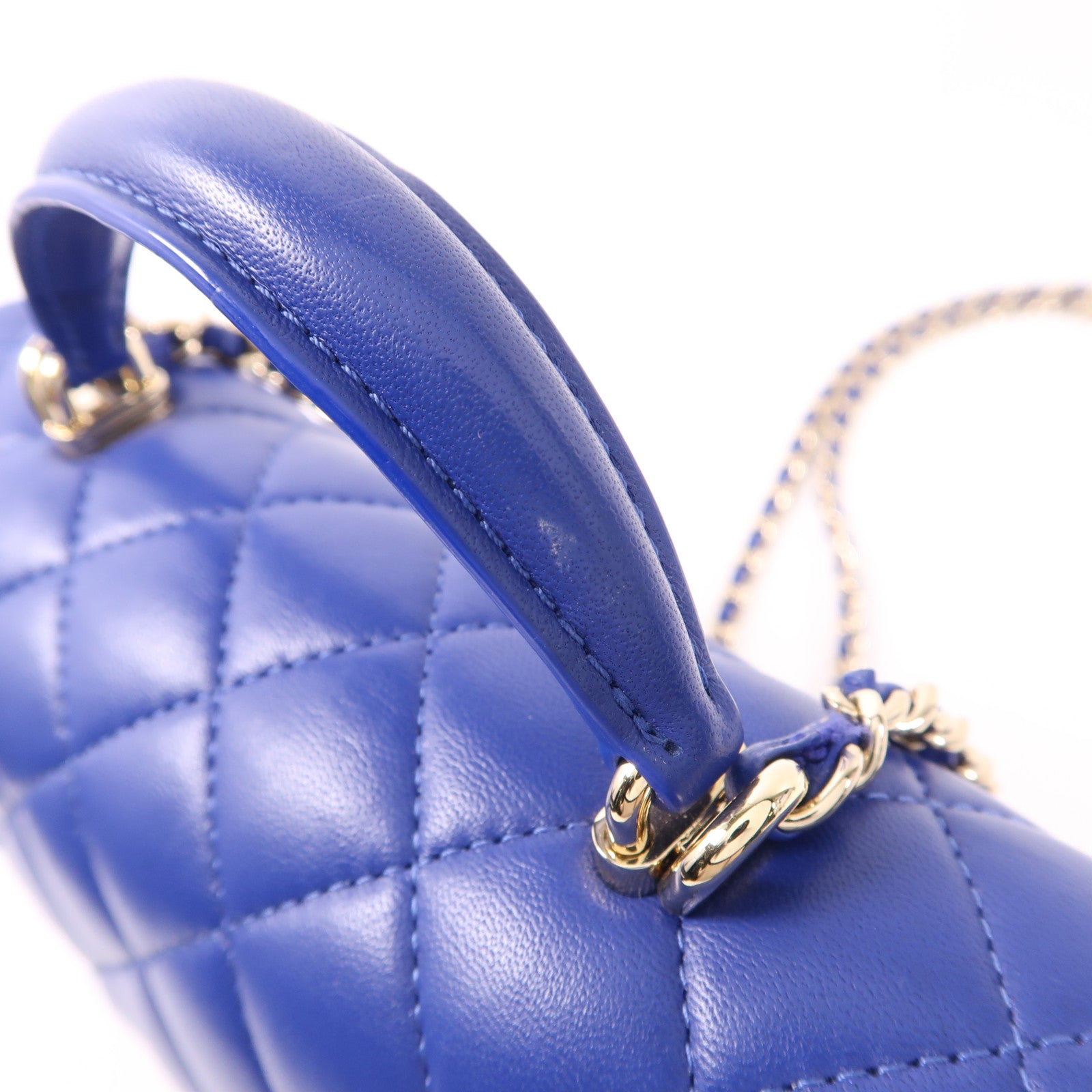 CHANEL 【激減優惠】羊皮皮革2 Way Shoulder Bag金扣手挽肩背兩用袋