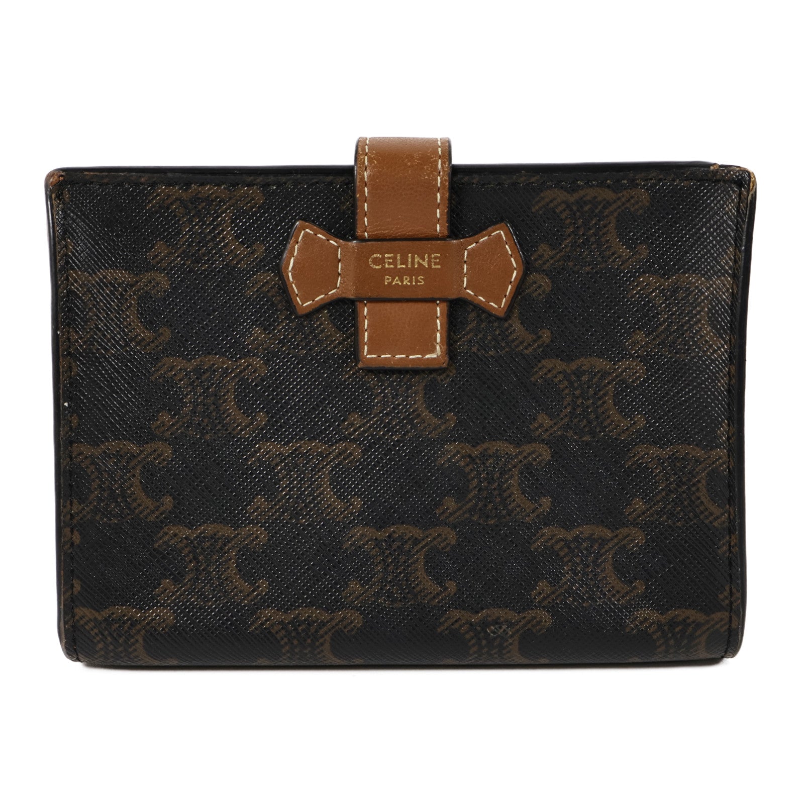 CELINE 帆布Triomphe Wallet錢包