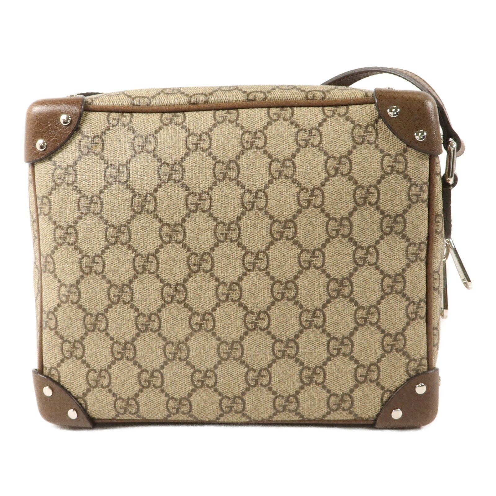GUCCI 塗層帆布GG Supreme Soft Trunk肩背袋